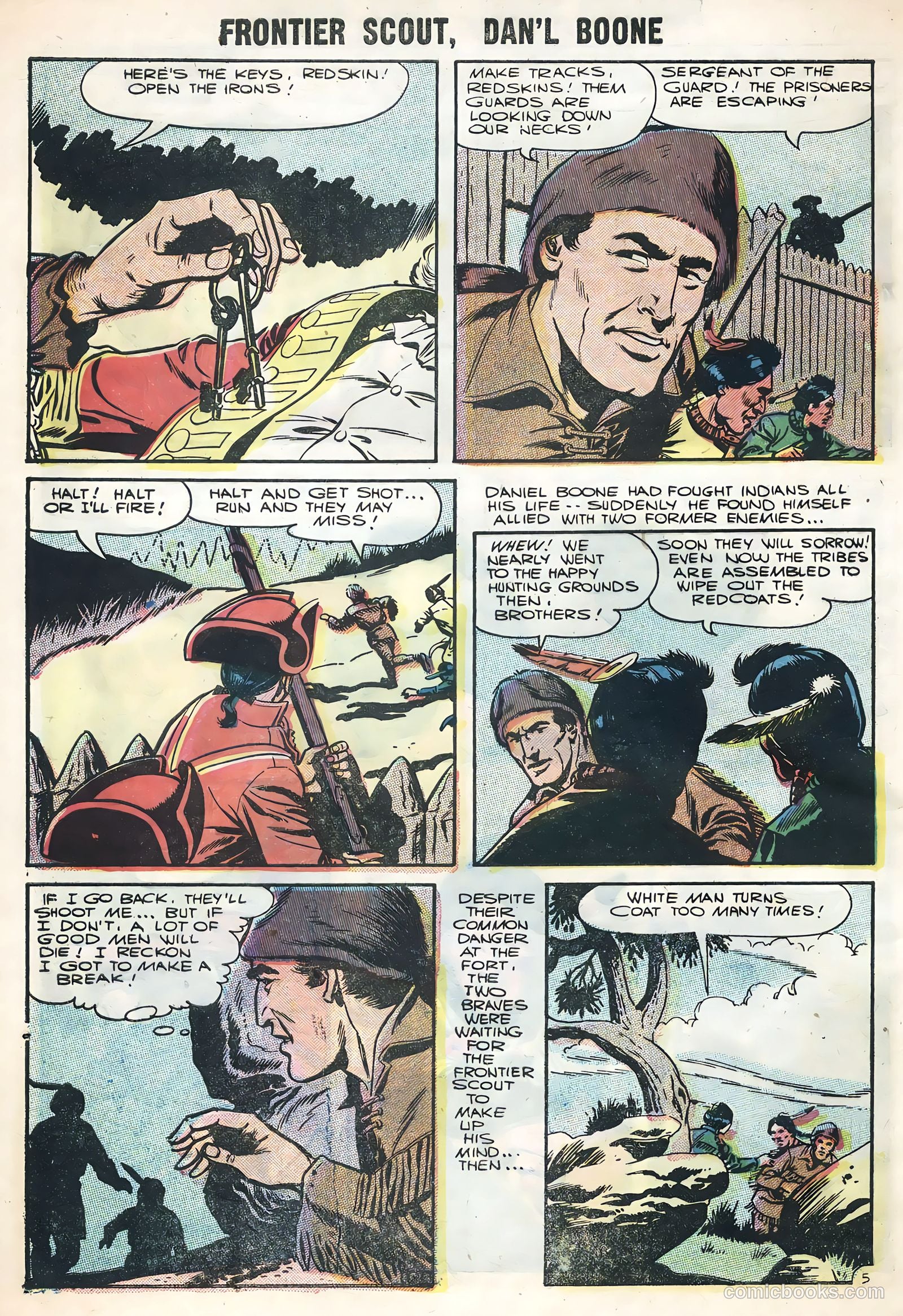 Frontier Scout, Dan'l Boone #12 (1956) — page 8 of 36