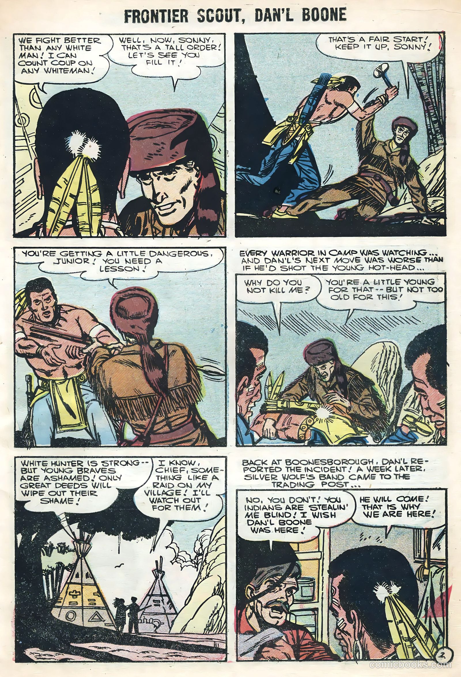 Frontier Scout, Dan'l Boone #12 (1956) — page 11 of 36