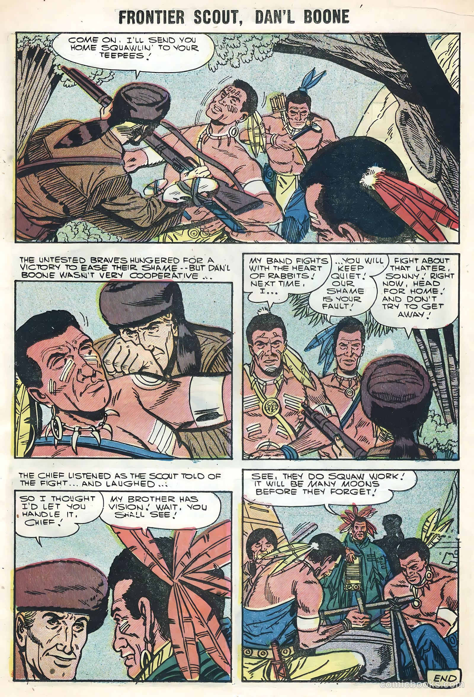 Frontier Scout, Dan'l Boone #12 (1956) — page 13 of 36