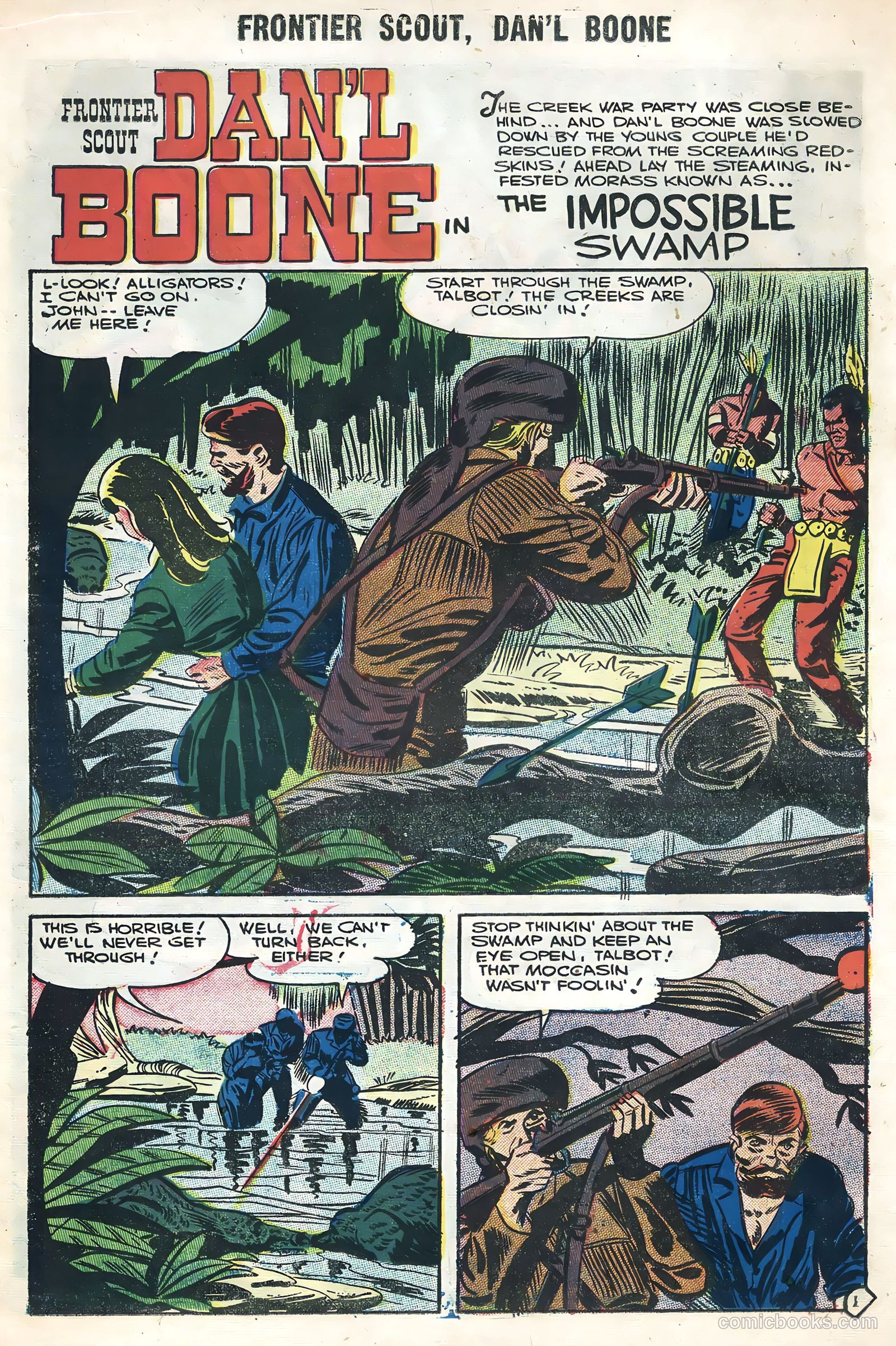 Frontier Scout, Dan'l Boone #12 (1956) — page 14 of 36