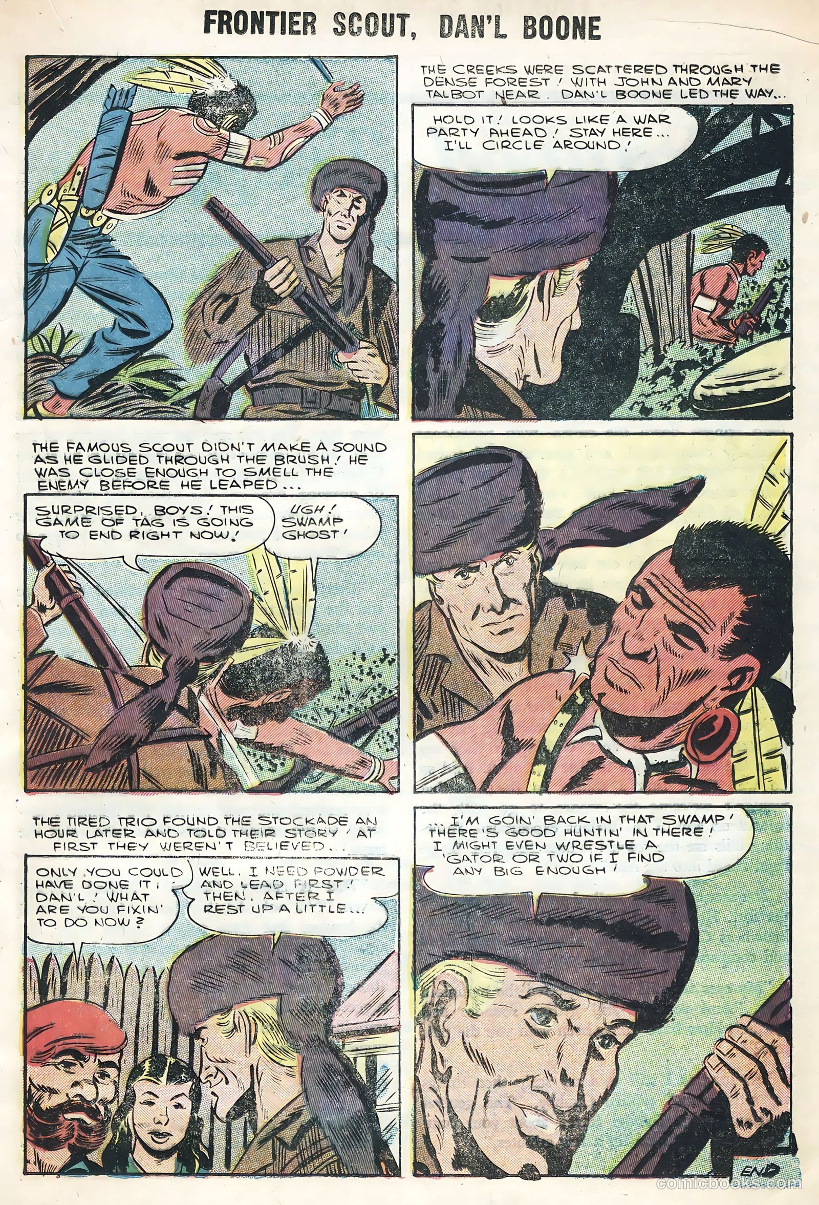 Frontier Scout, Dan'l Boone #12 (1956) — page 17 of 36