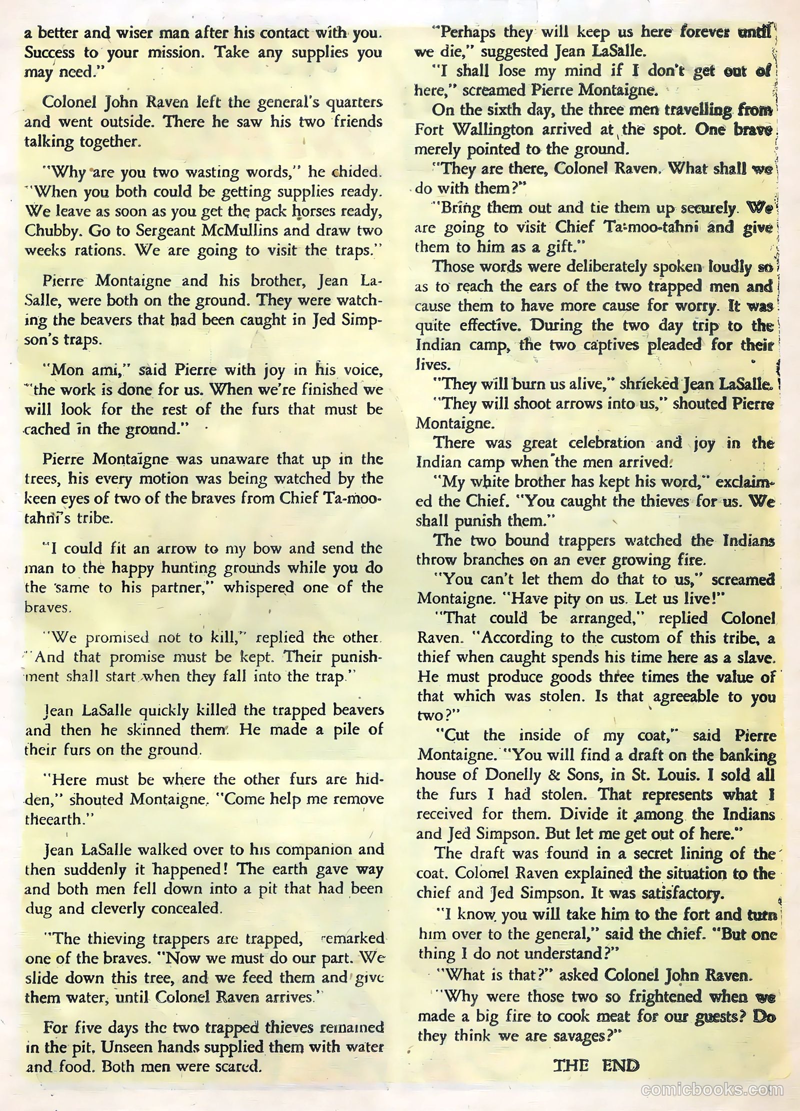 Frontier Scout, Dan'l Boone #12 (1956) — page 19 of 36
