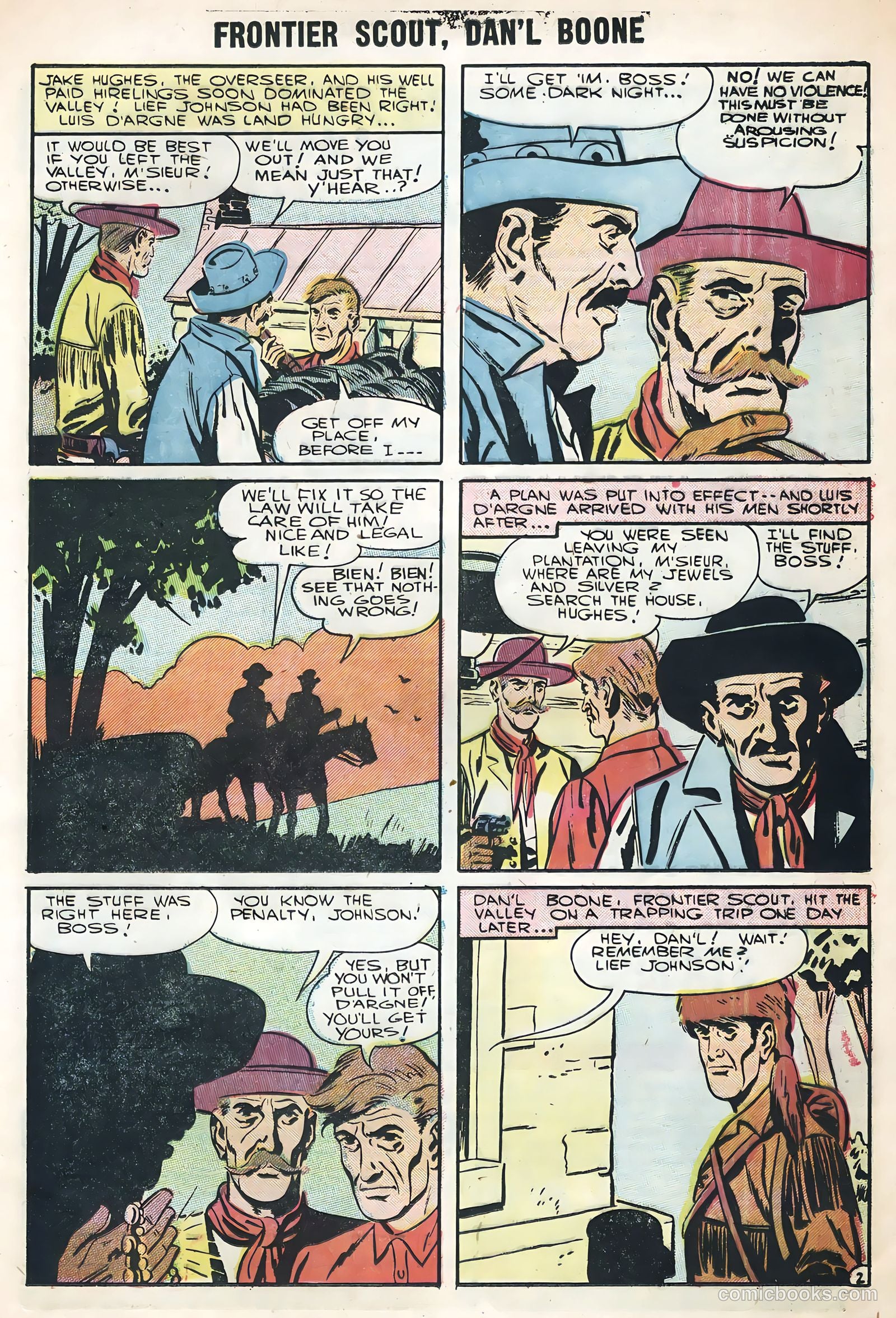 Frontier Scout, Dan'l Boone #12 (1956) — page 21 of 36