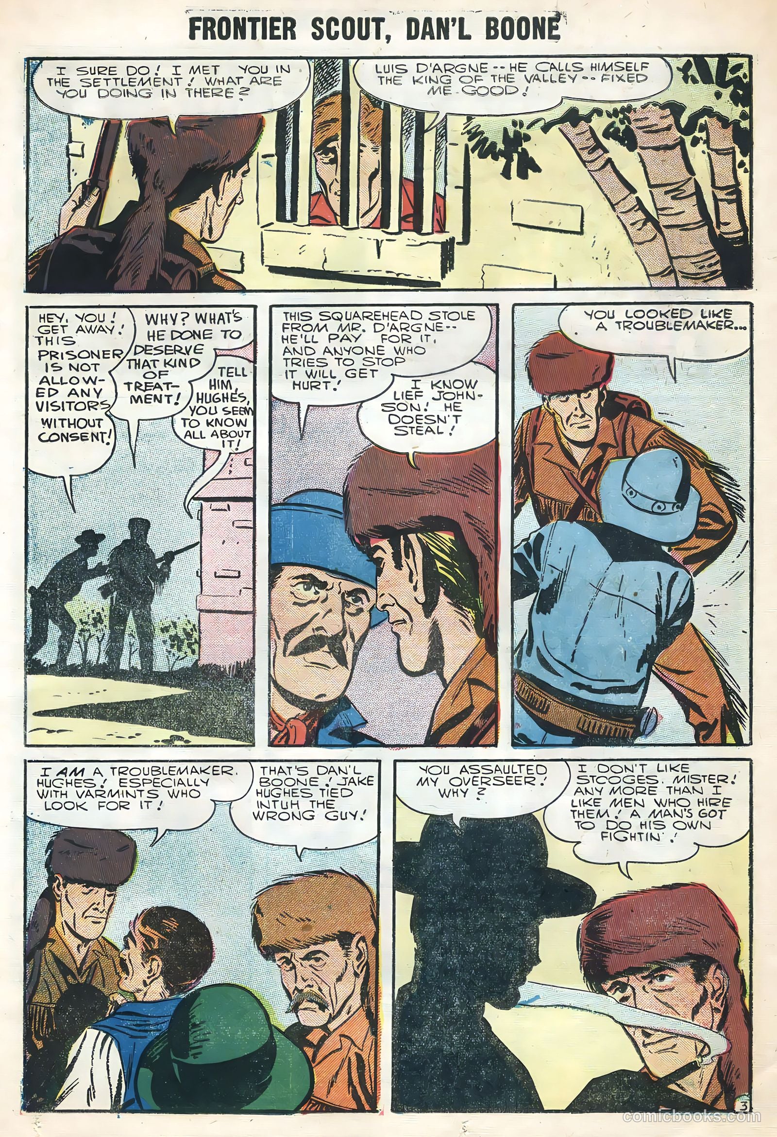 Frontier Scout, Dan'l Boone #12 (1956) — page 23 of 36