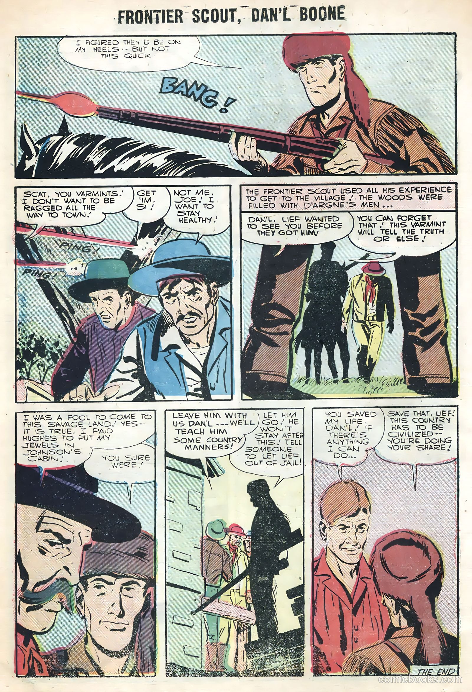 Frontier Scout, Dan'l Boone #12 (1956) — page 26 of 36