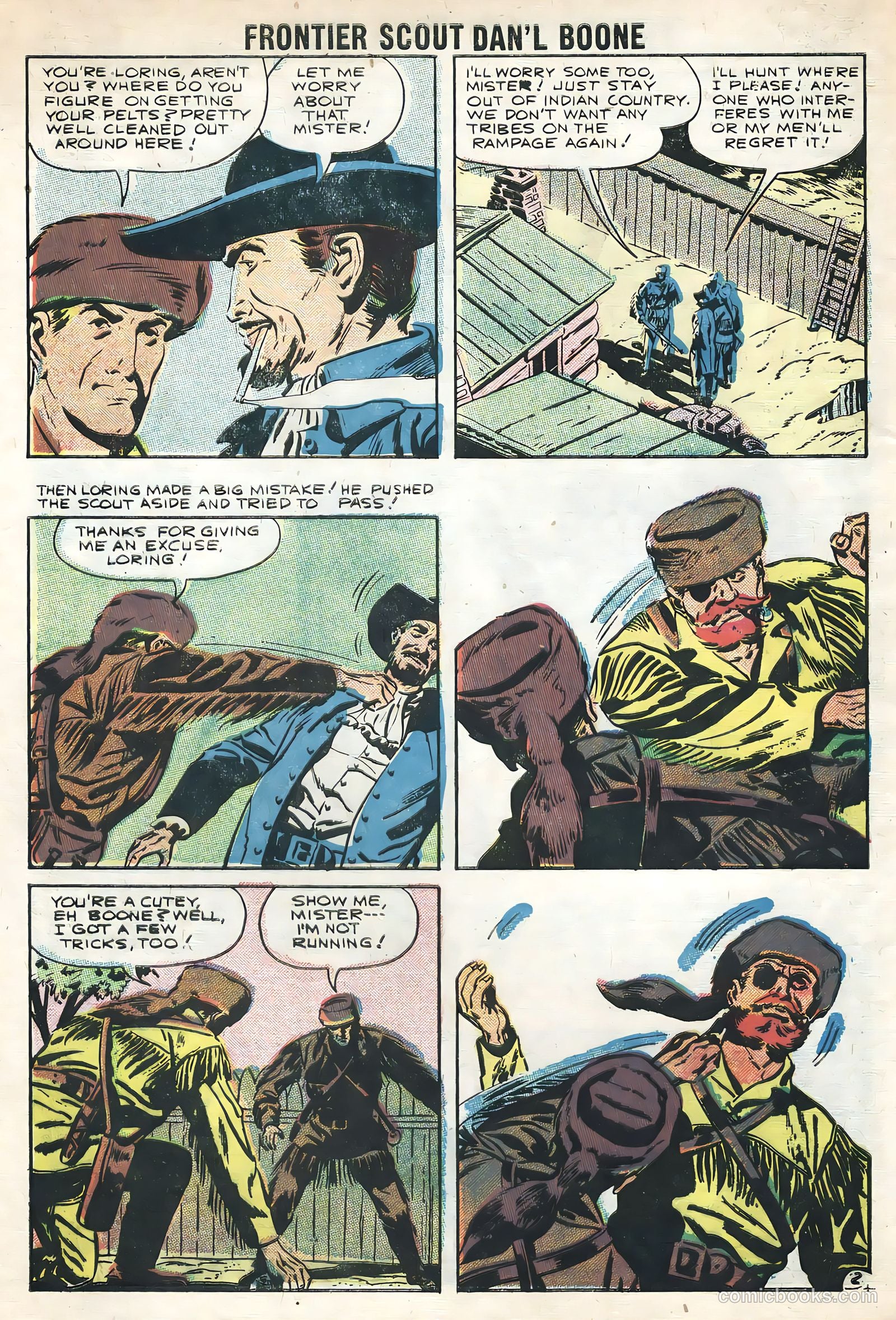 Frontier Scout, Dan'l Boone #13 (1956) — page 4 of 36