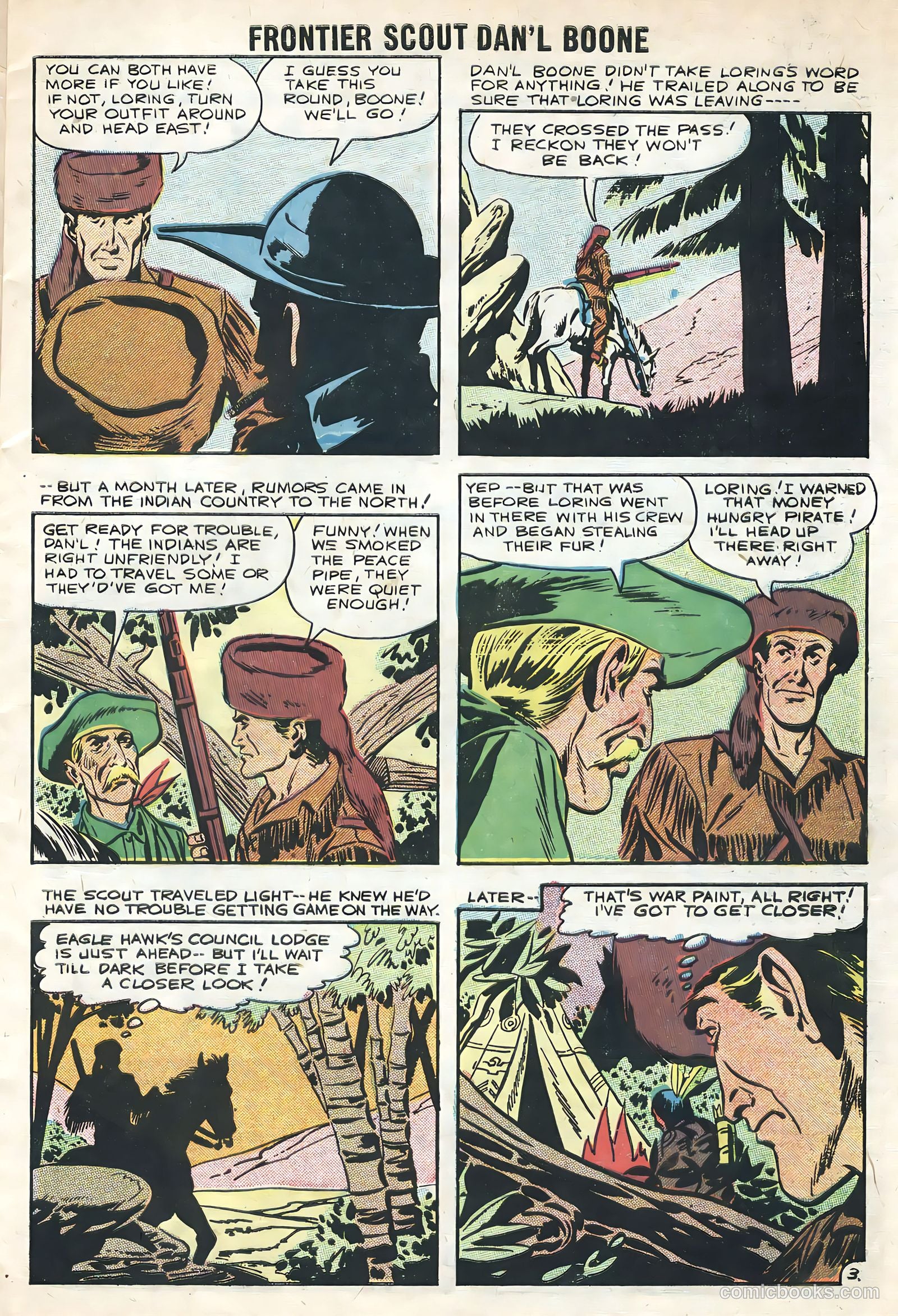 Frontier Scout, Dan'l Boone #13 (1956) — page 5 of 36