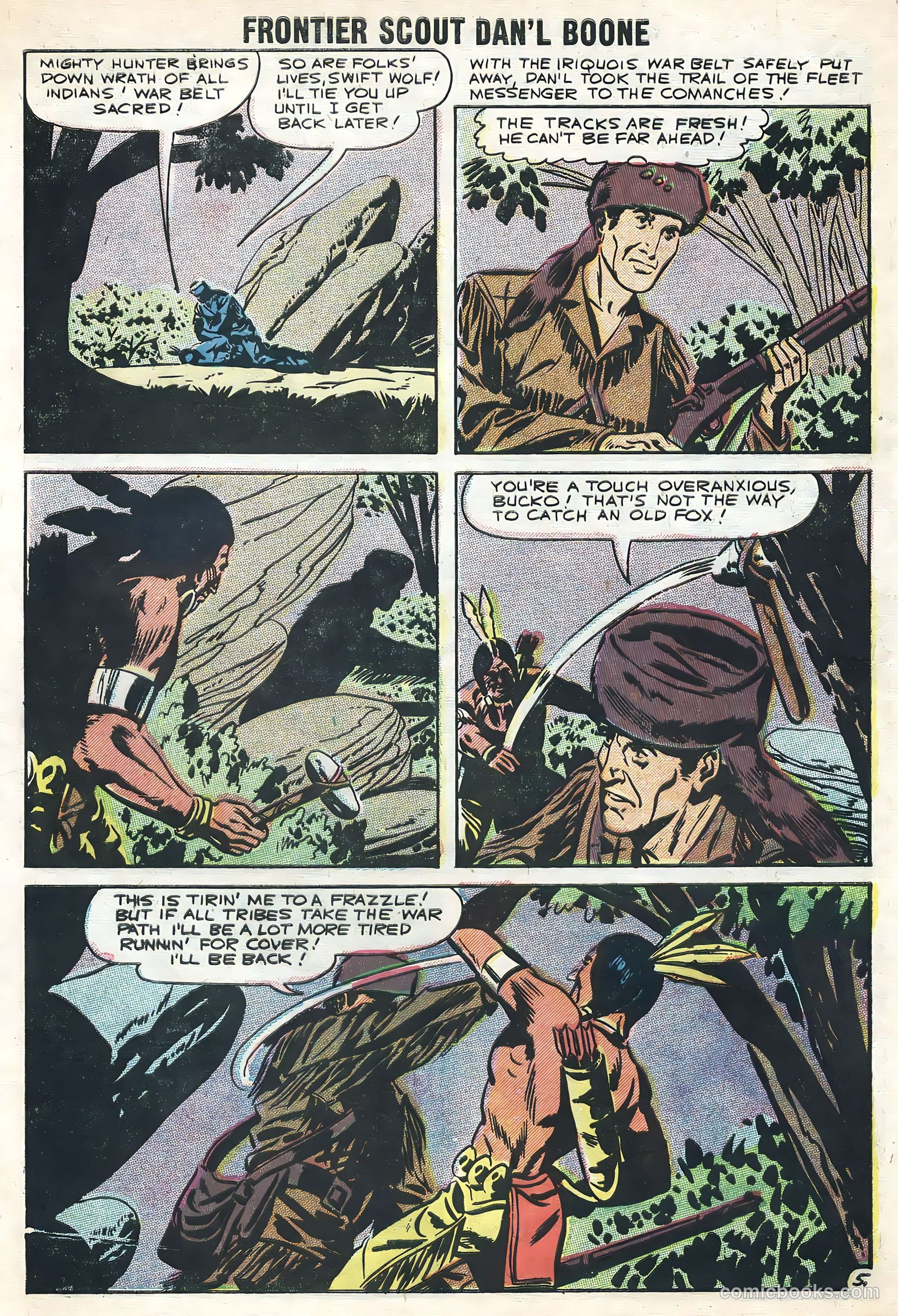 Frontier Scout, Dan'l Boone #13 (1956) — page 8 of 36