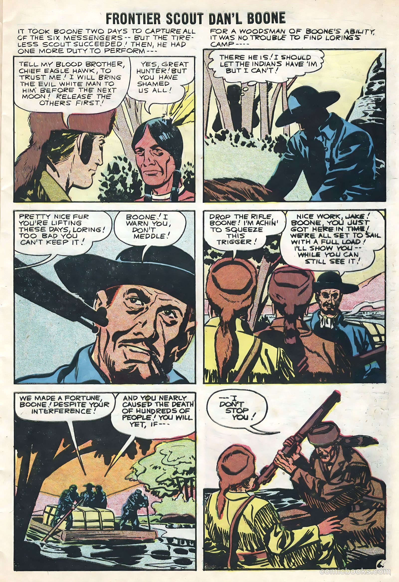 Frontier Scout, Dan'l Boone #13 (1956) — page 9 of 36
