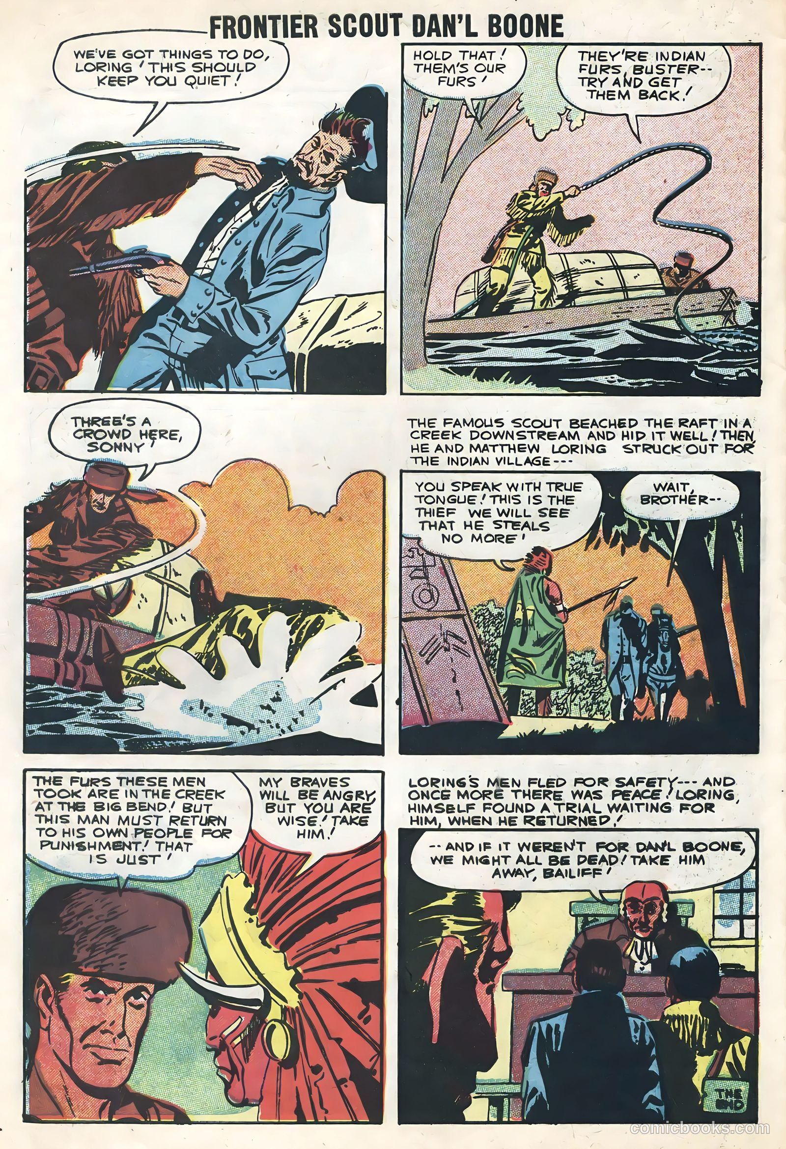 Frontier Scout, Dan'l Boone #13 (1956) — page 10 of 36