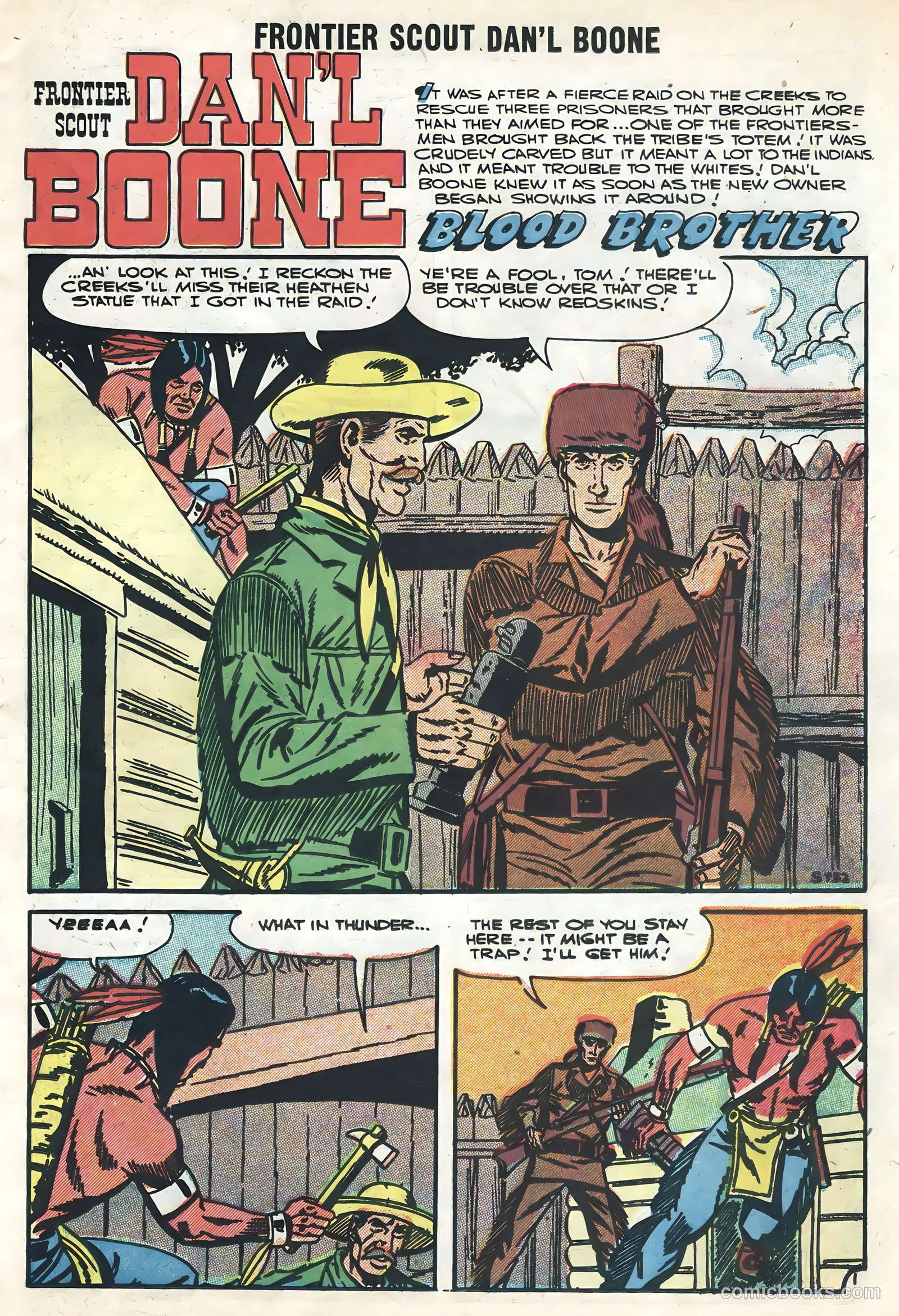 Frontier Scout, Dan'l Boone #13 (1956) — page 11 of 36