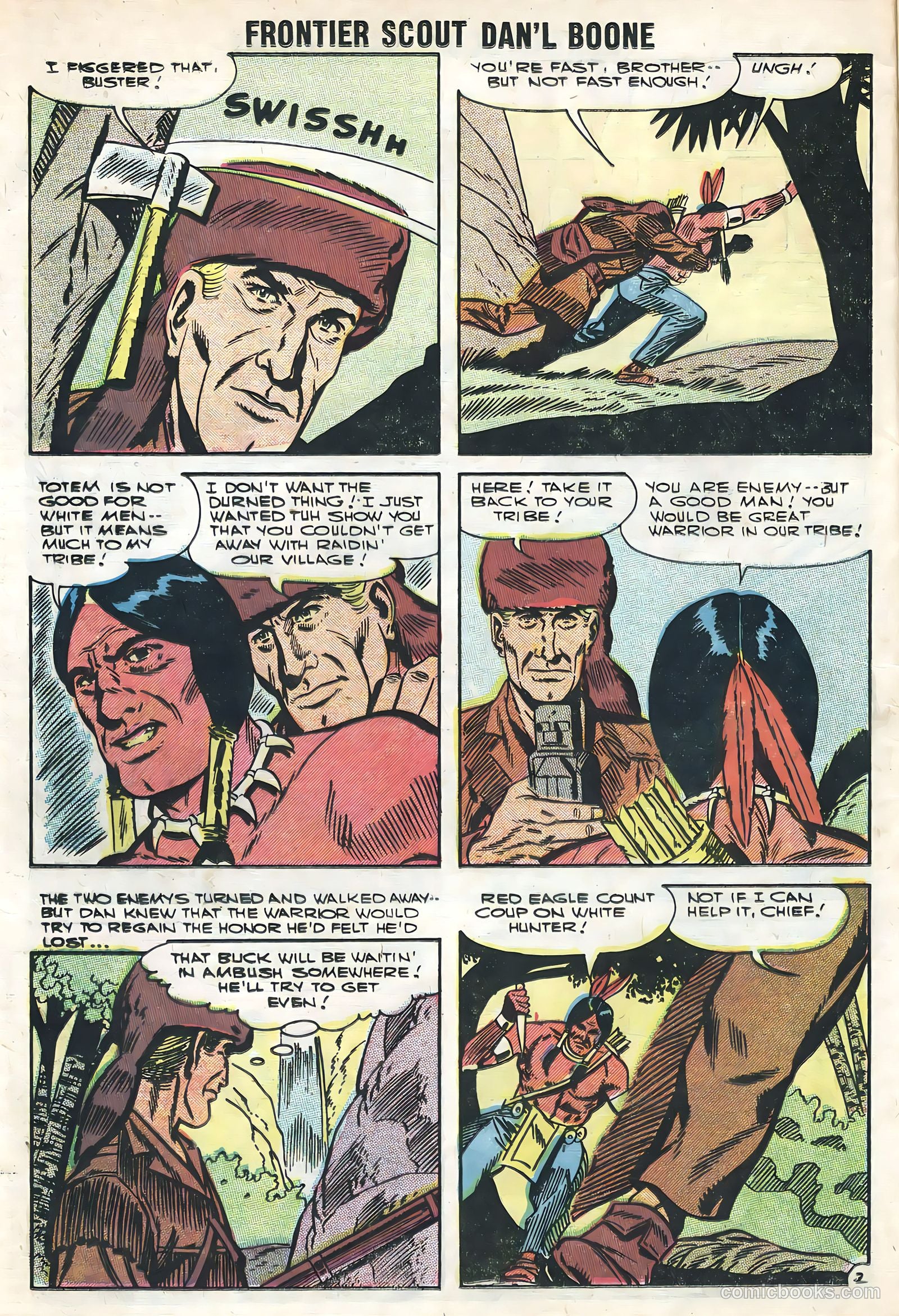Frontier Scout, Dan'l Boone #13 (1956) — page 12 of 36