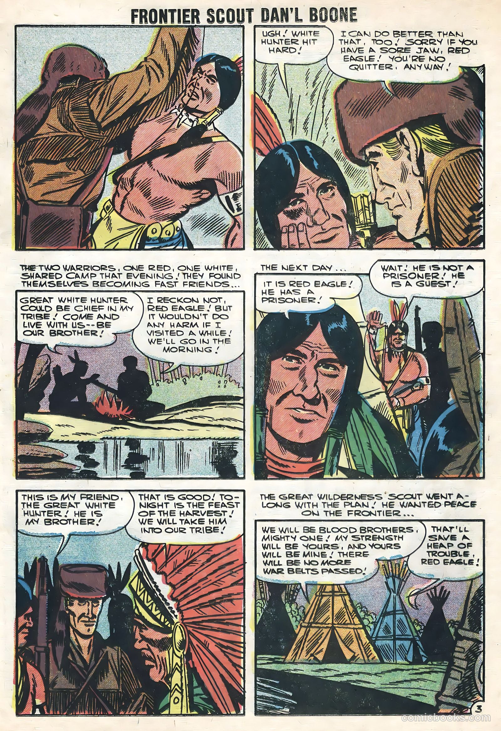Frontier Scout, Dan'l Boone #13 (1956) — page 13 of 36