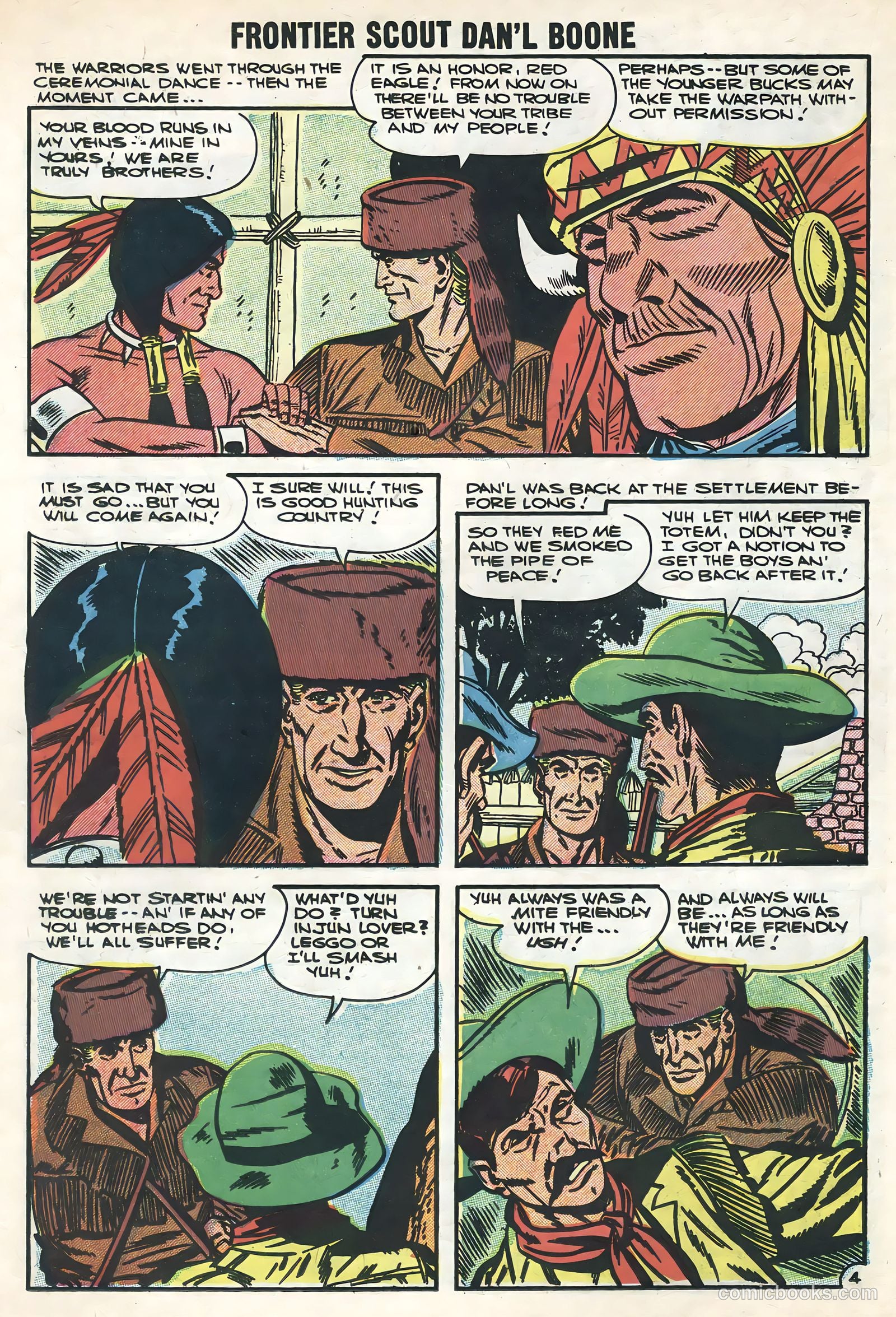 Frontier Scout, Dan'l Boone #13 (1956) — page 14 of 36