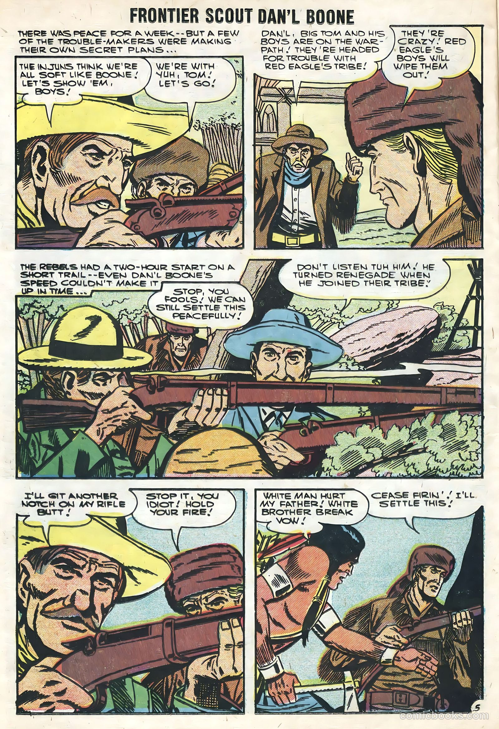 Frontier Scout, Dan'l Boone #13 (1956) — page 16 of 36