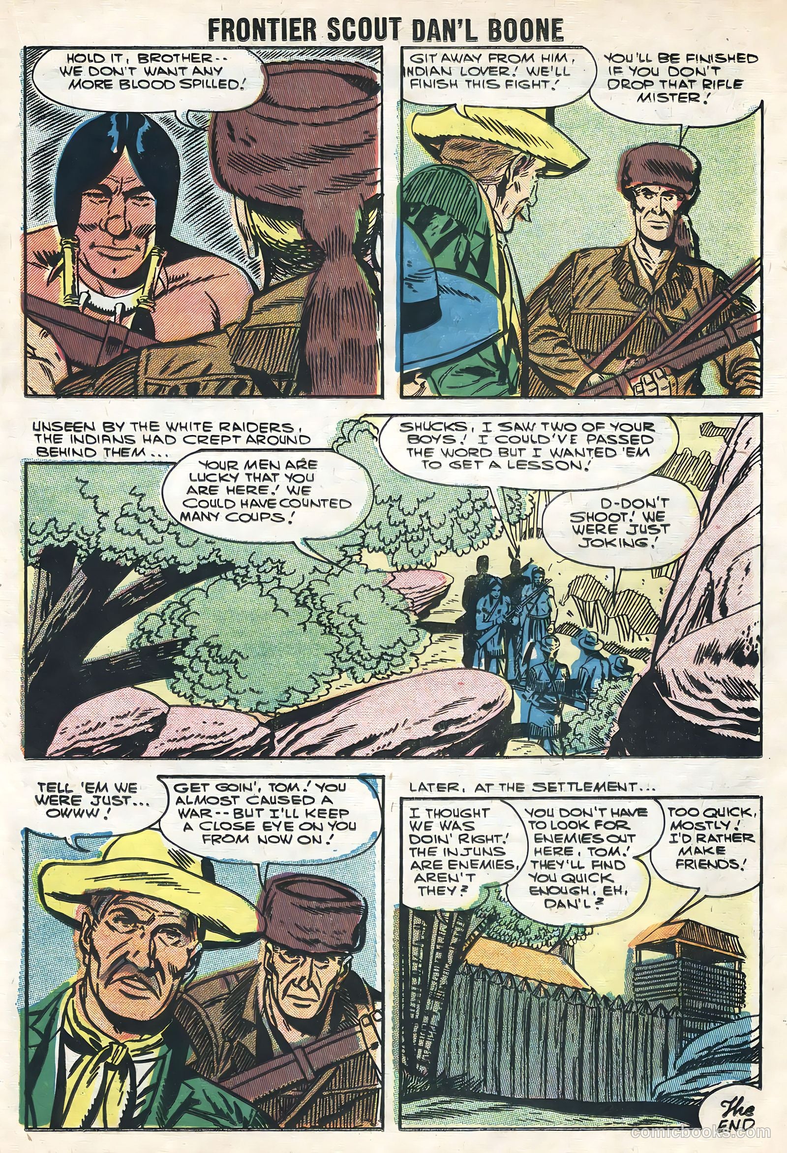 Frontier Scout, Dan'l Boone #13 (1956) — page 17 of 36