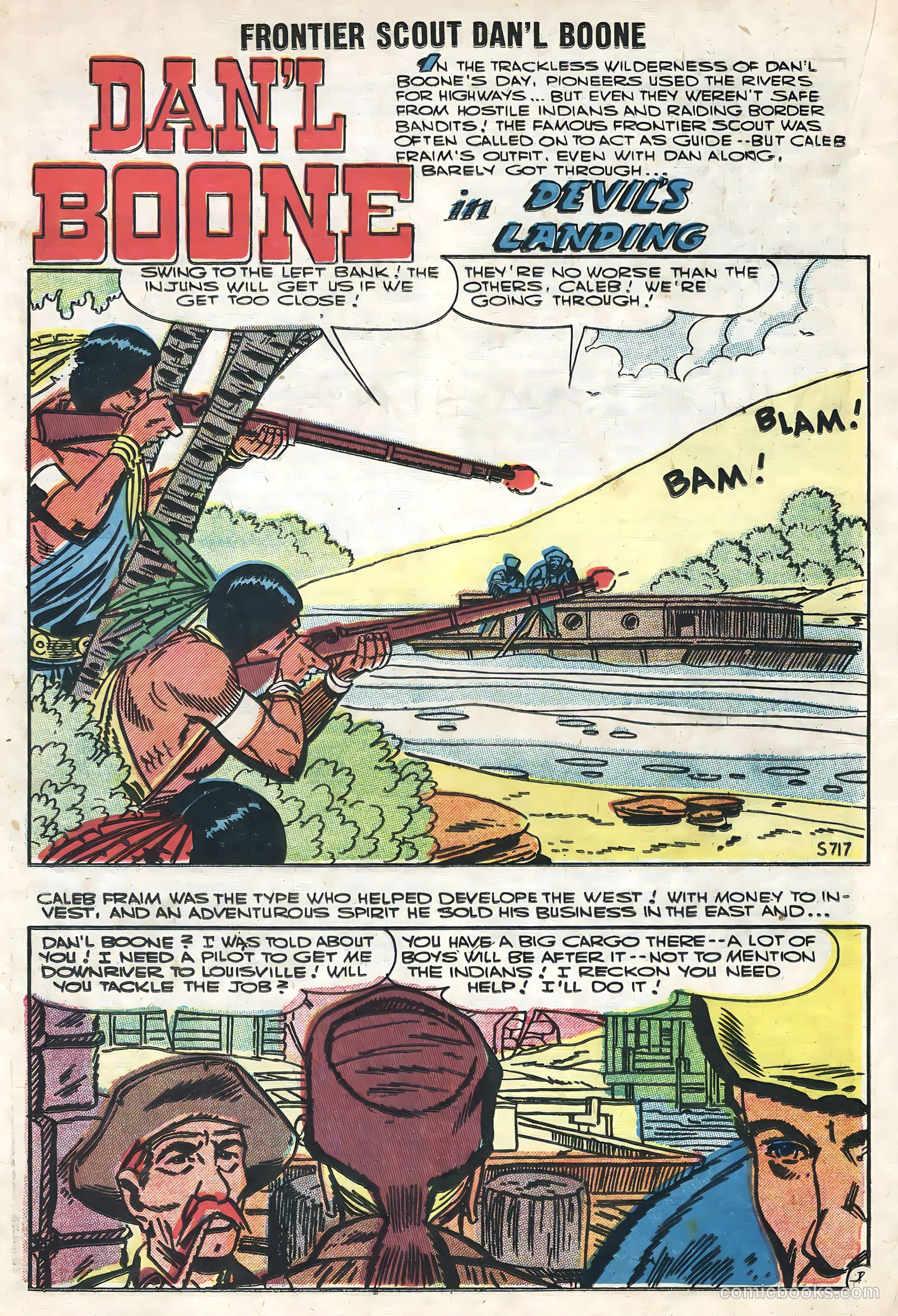 Frontier Scout, Dan'l Boone #13 (1956) — page 20 of 36
