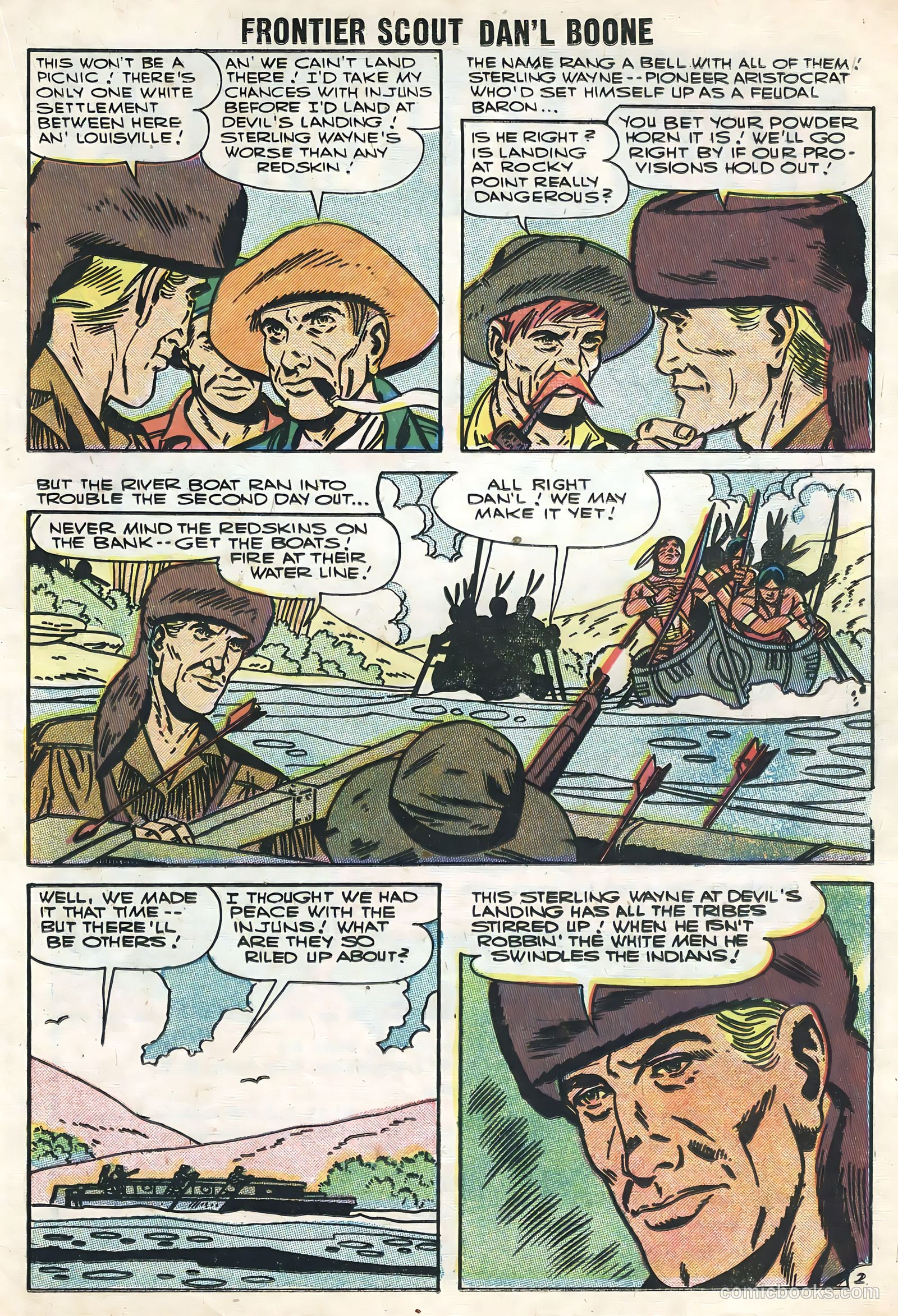 Frontier Scout, Dan'l Boone #13 (1956) — page 21 of 36