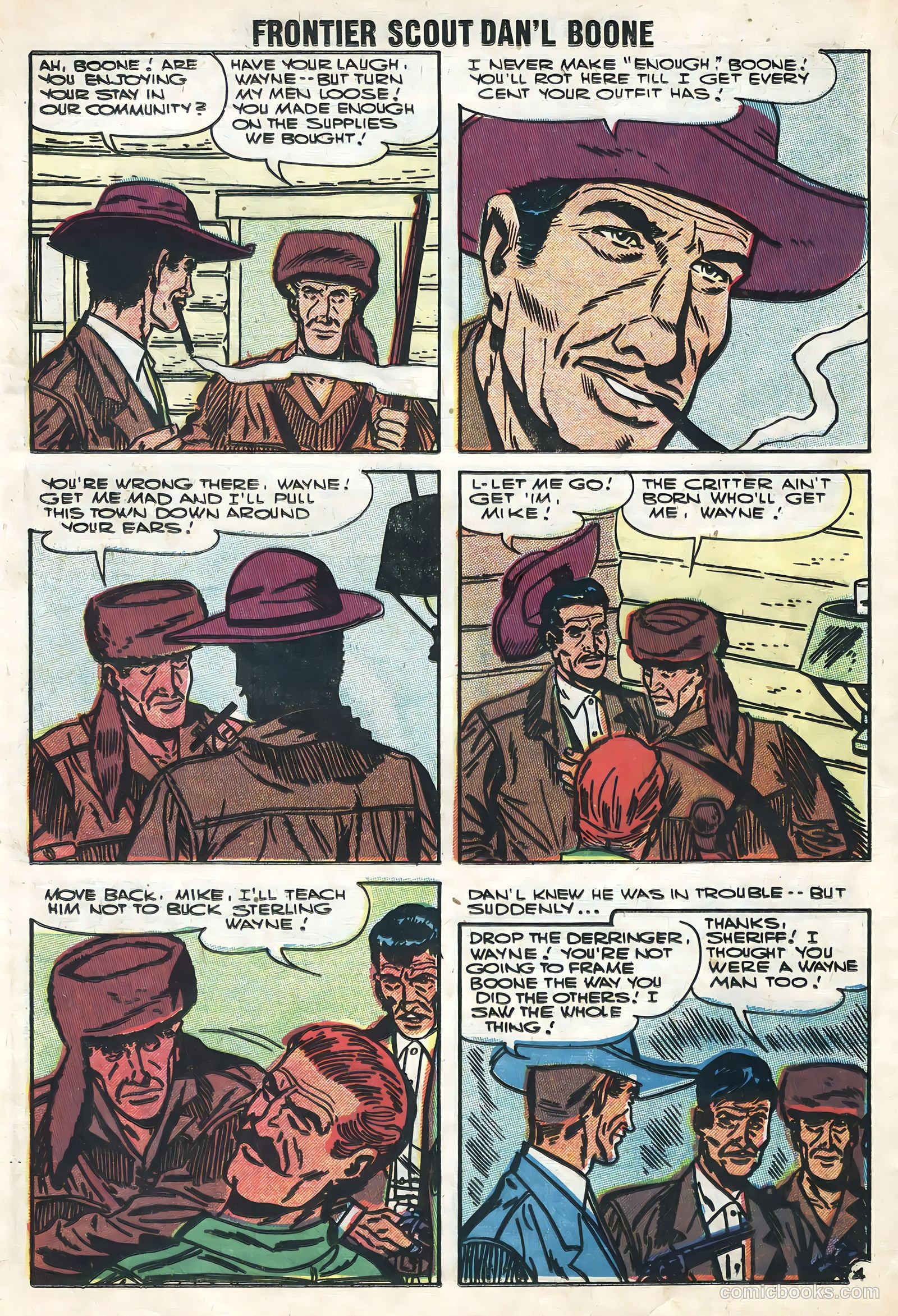 Frontier Scout, Dan'l Boone #13 (1956) — page 24 of 36