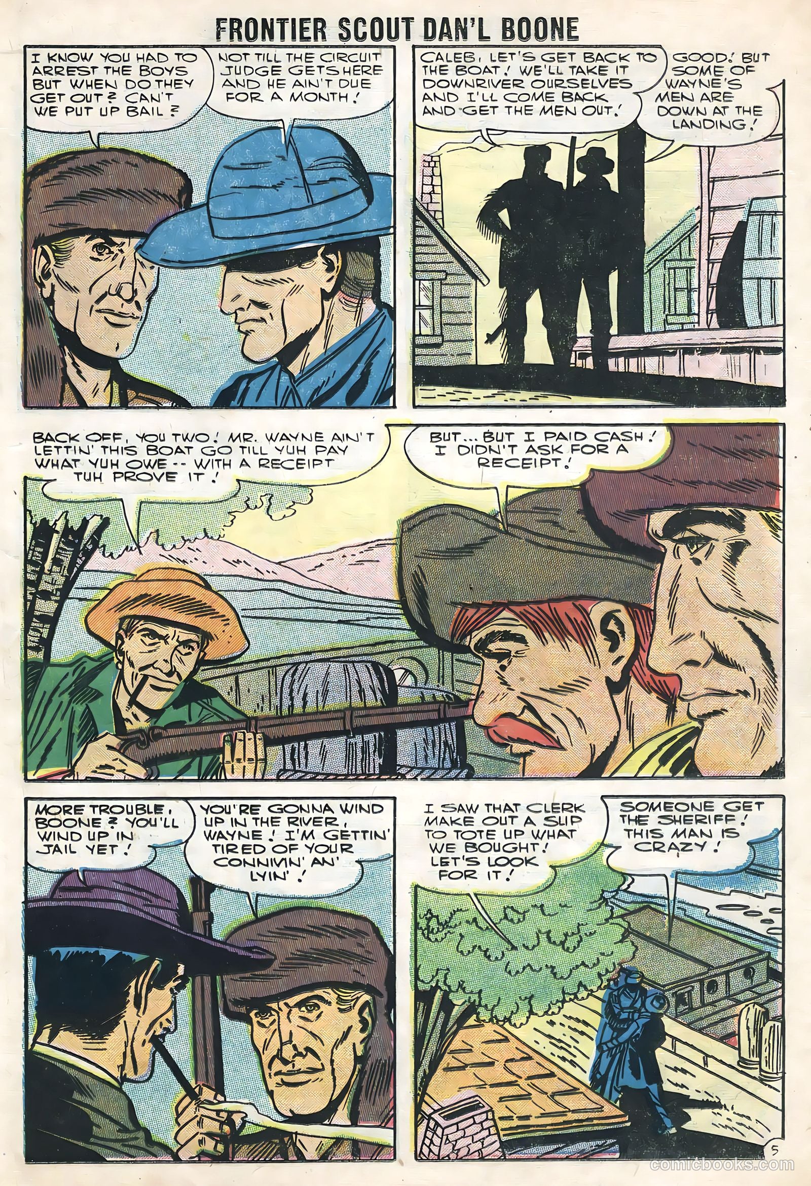 Frontier Scout, Dan'l Boone #13 (1956) — page 25 of 36