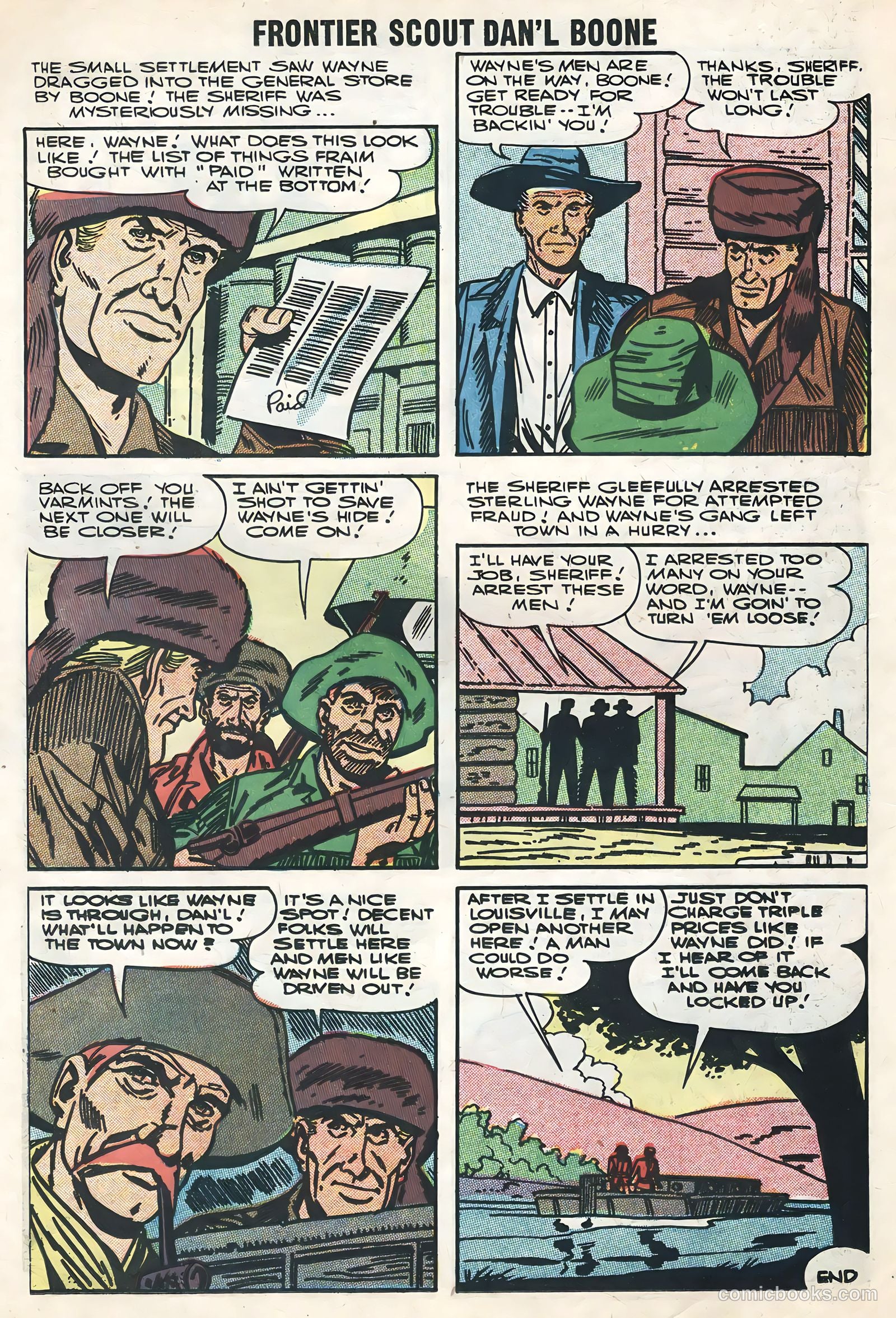 Frontier Scout, Dan'l Boone #13 (1956) — page 26 of 36