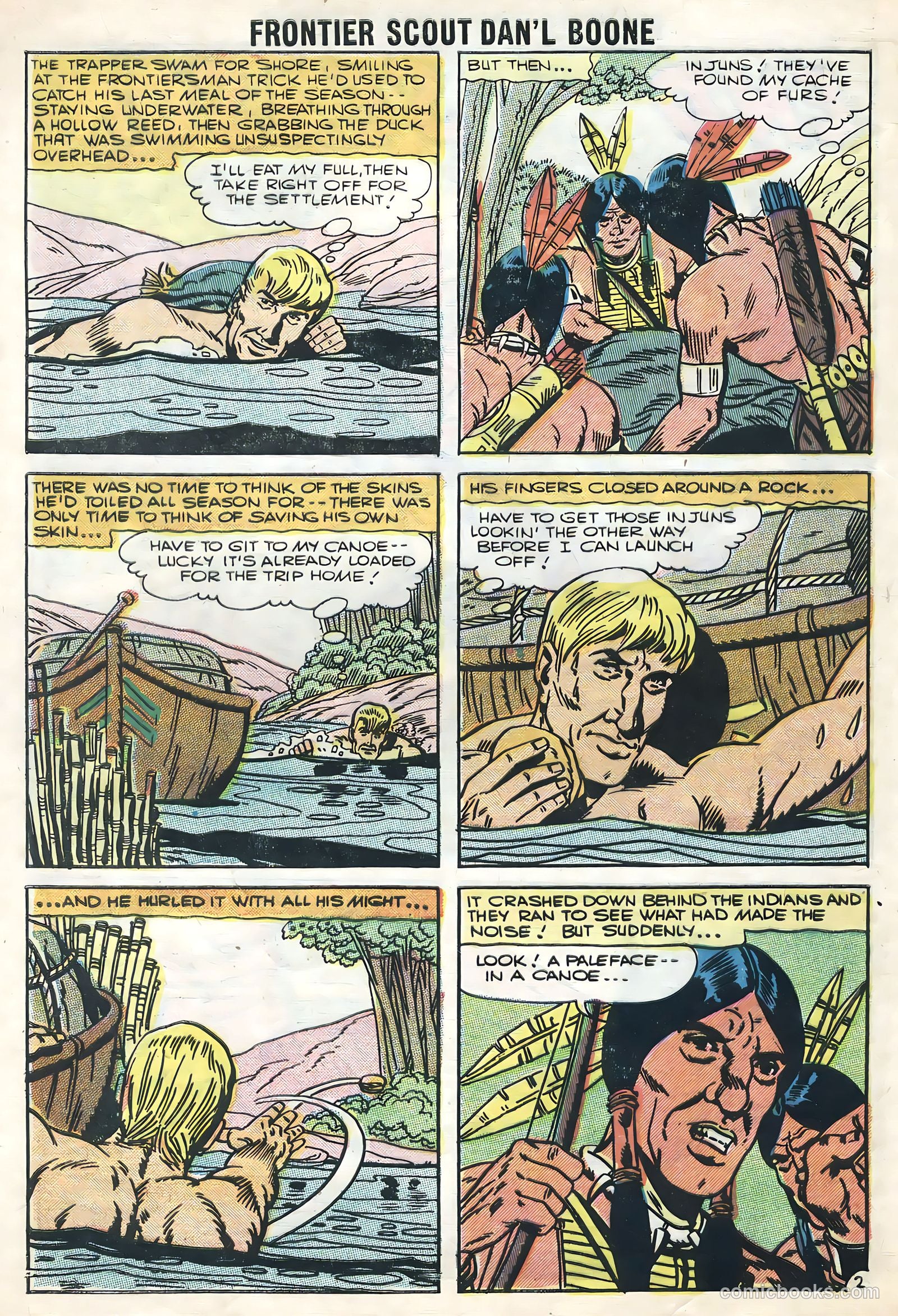 Frontier Scout, Dan'l Boone #13 (1956) — page 28 of 36