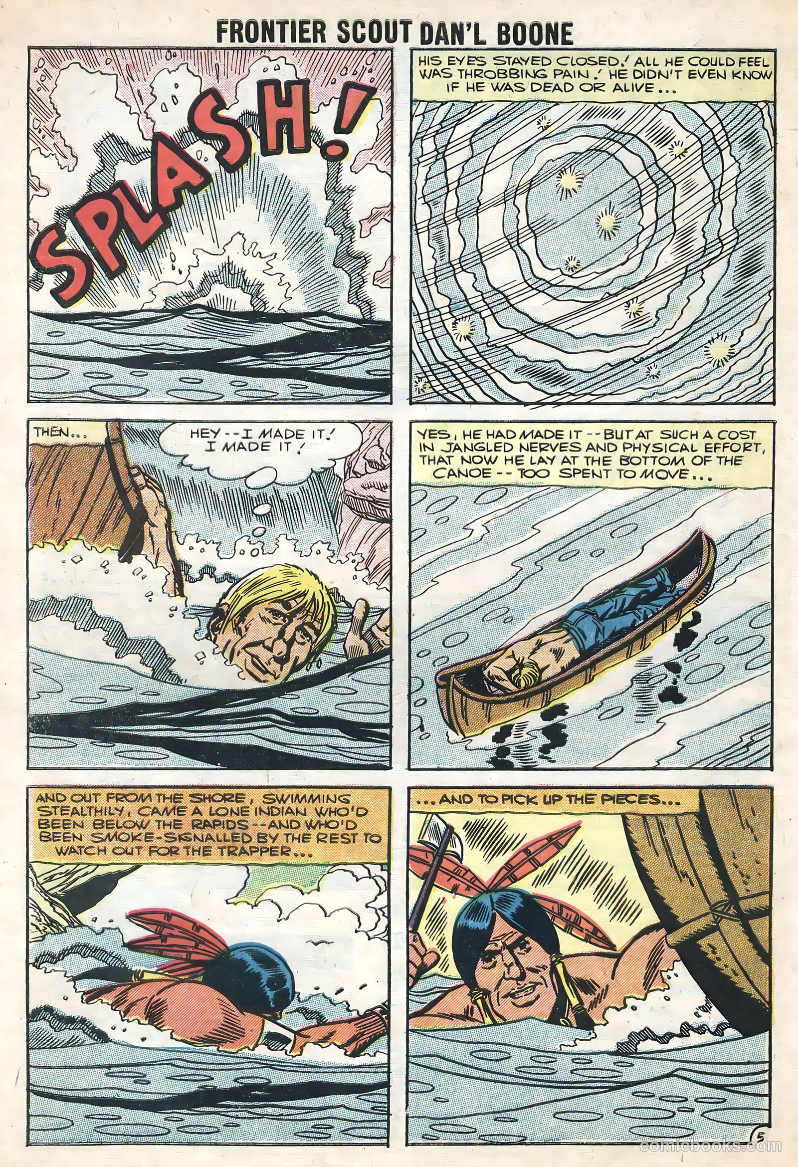 Frontier Scout, Dan'l Boone #13 (1956) — page 32 of 36