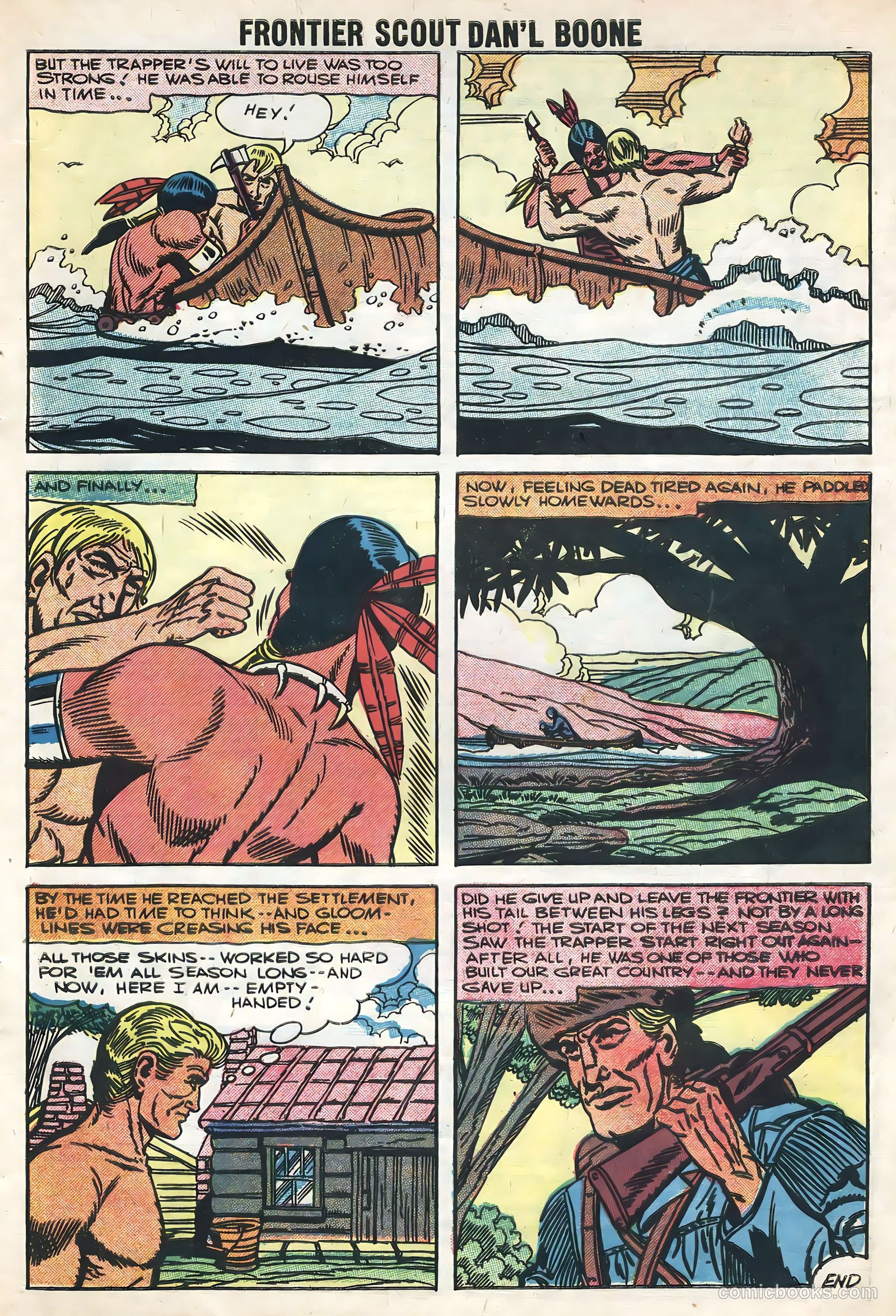 Frontier Scout, Dan'l Boone #13 (1956) — page 33 of 36