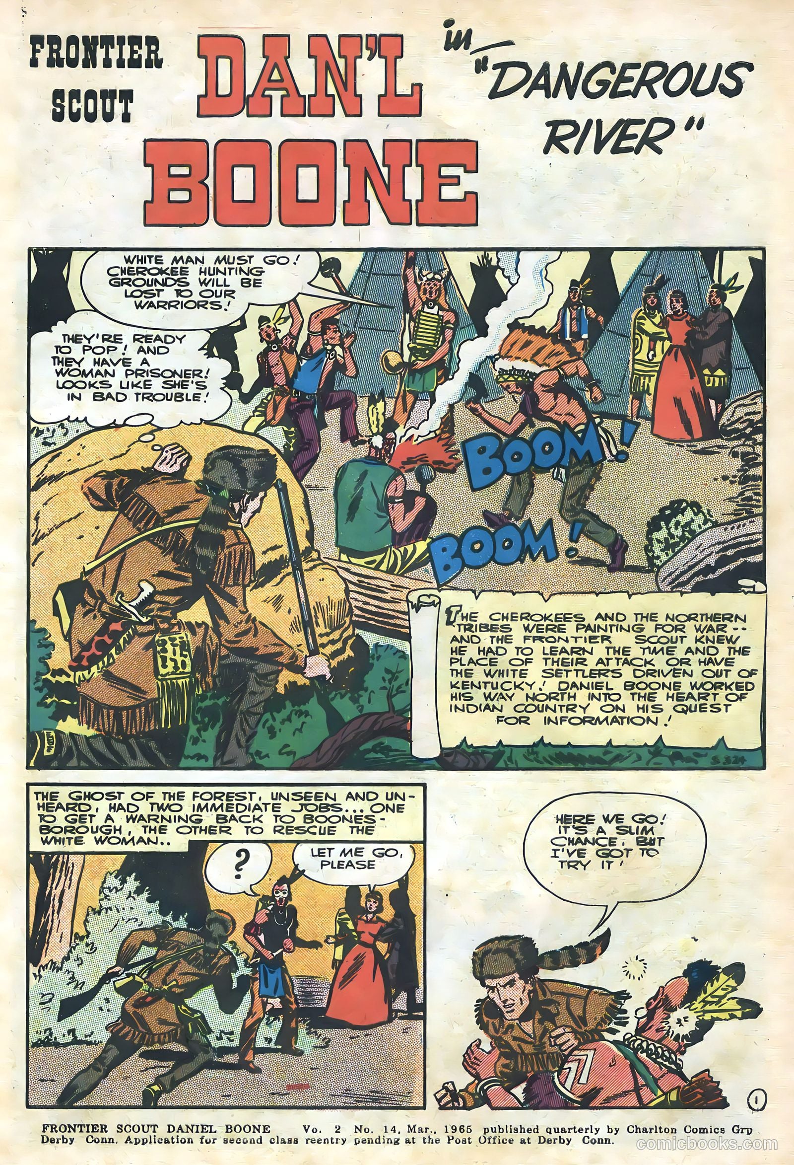 Frontier Scout Daniel Boone #14 (1965) — page 3 of 36