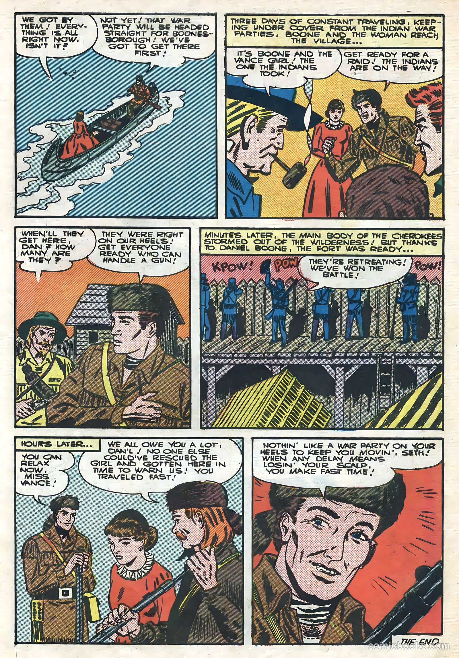 Frontier Scout Daniel Boone #14 (1965) — page 7 of 36