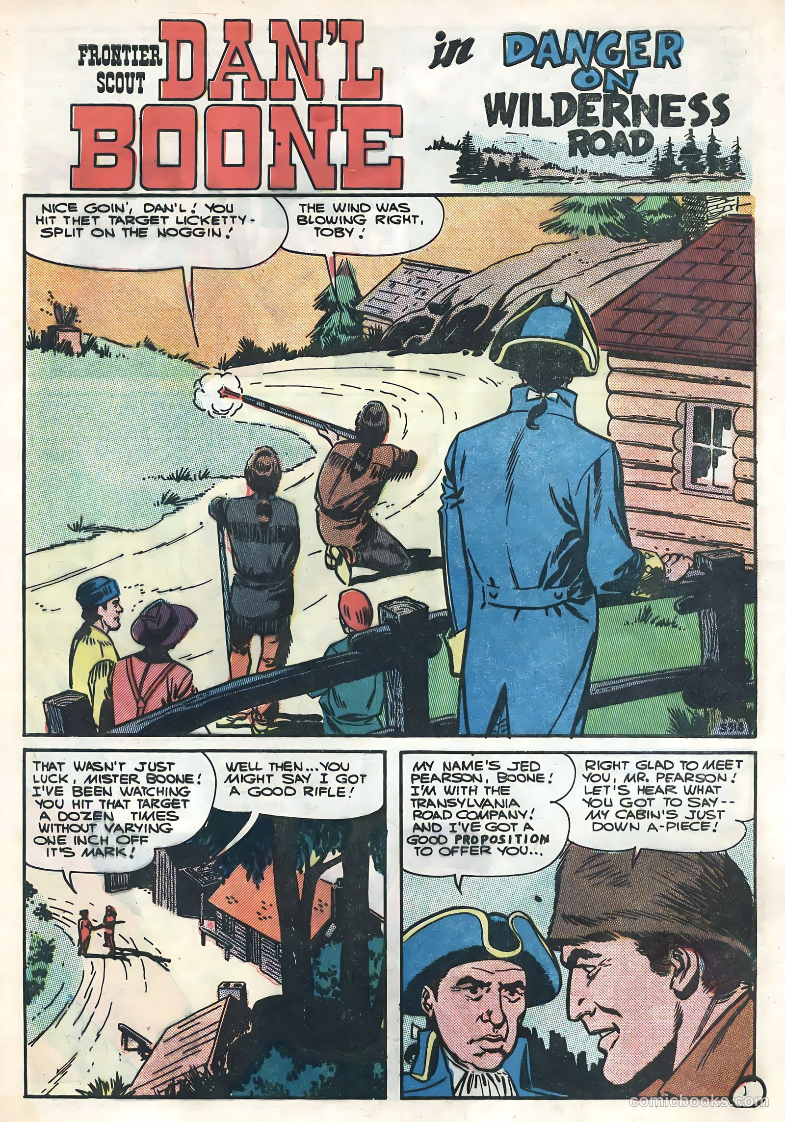 Frontier Scout Daniel Boone #14 (1965) — page 8 of 36