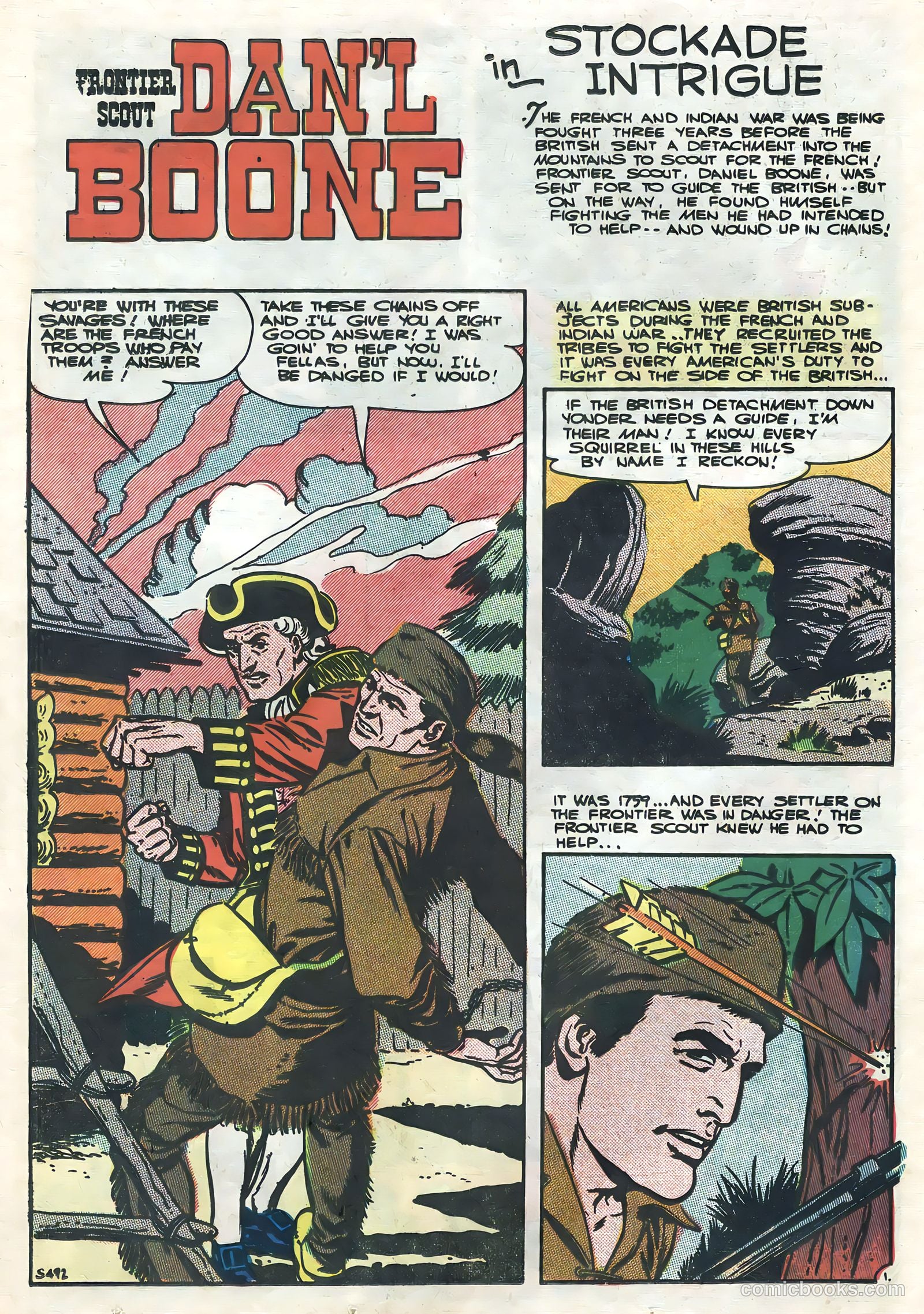 Frontier Scout Daniel Boone #14 (1965) — page 14 of 36