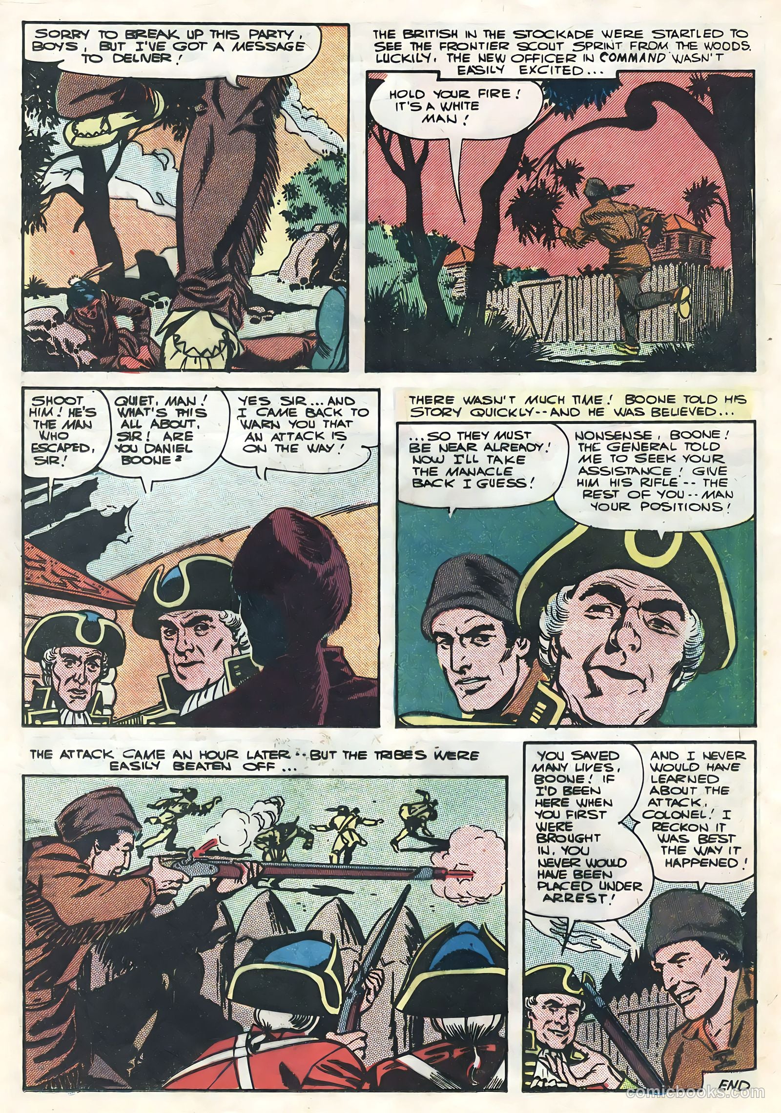 Frontier Scout Daniel Boone #14 (1965) — page 20 of 36