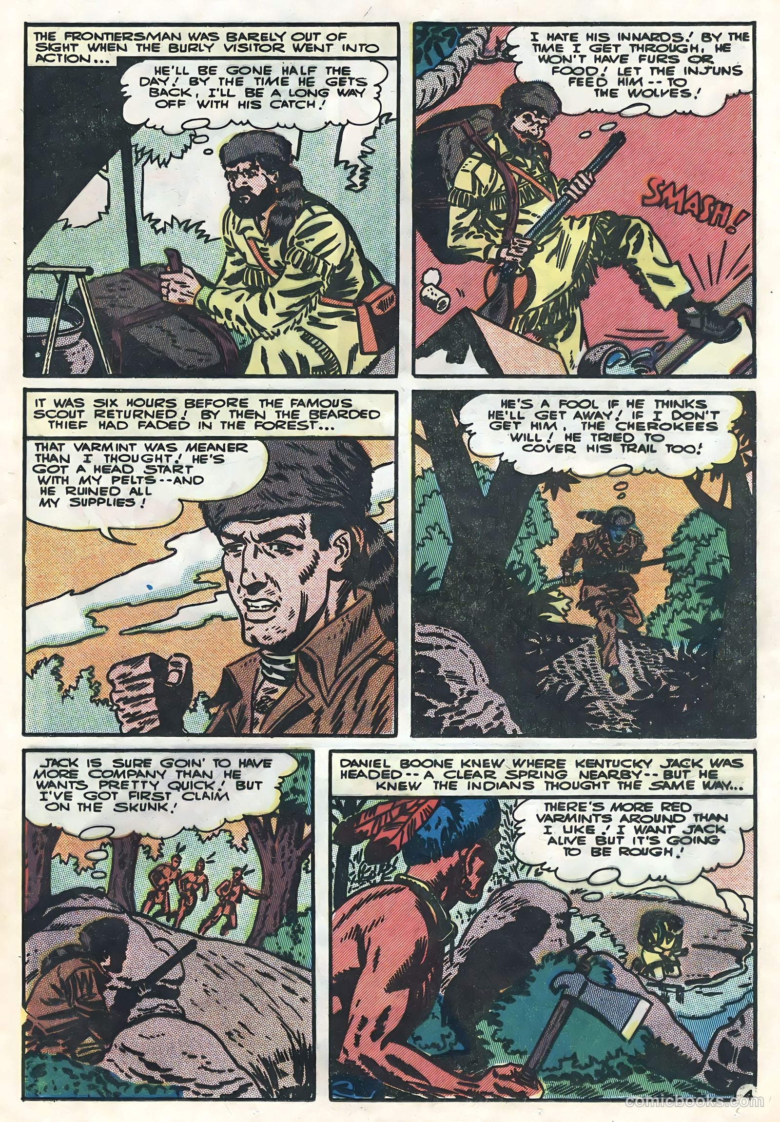 Frontier Scout Daniel Boone #14 (1965) — page 25 of 36