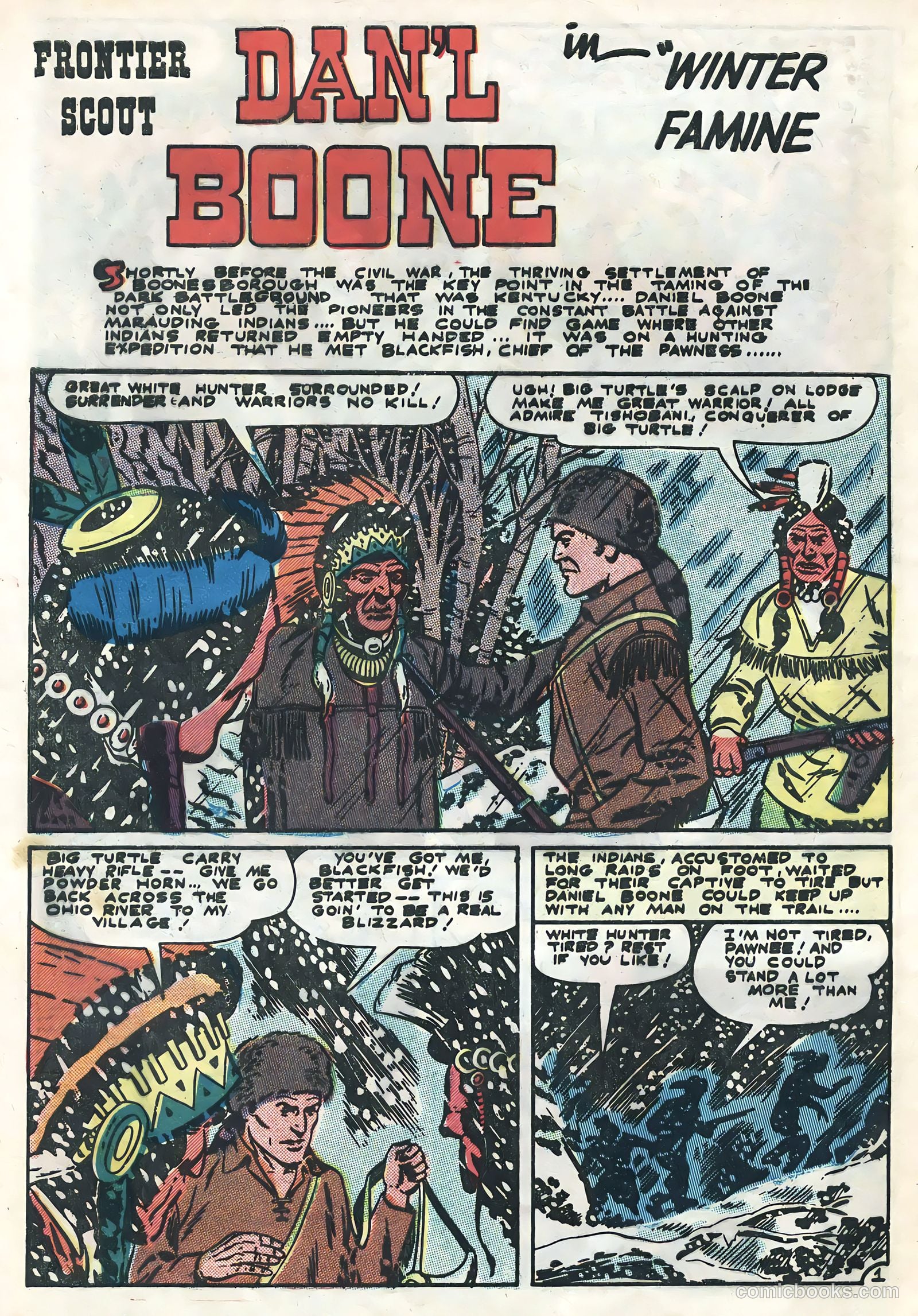 Frontier Scout Daniel Boone #14 (1965) — page 28 of 36