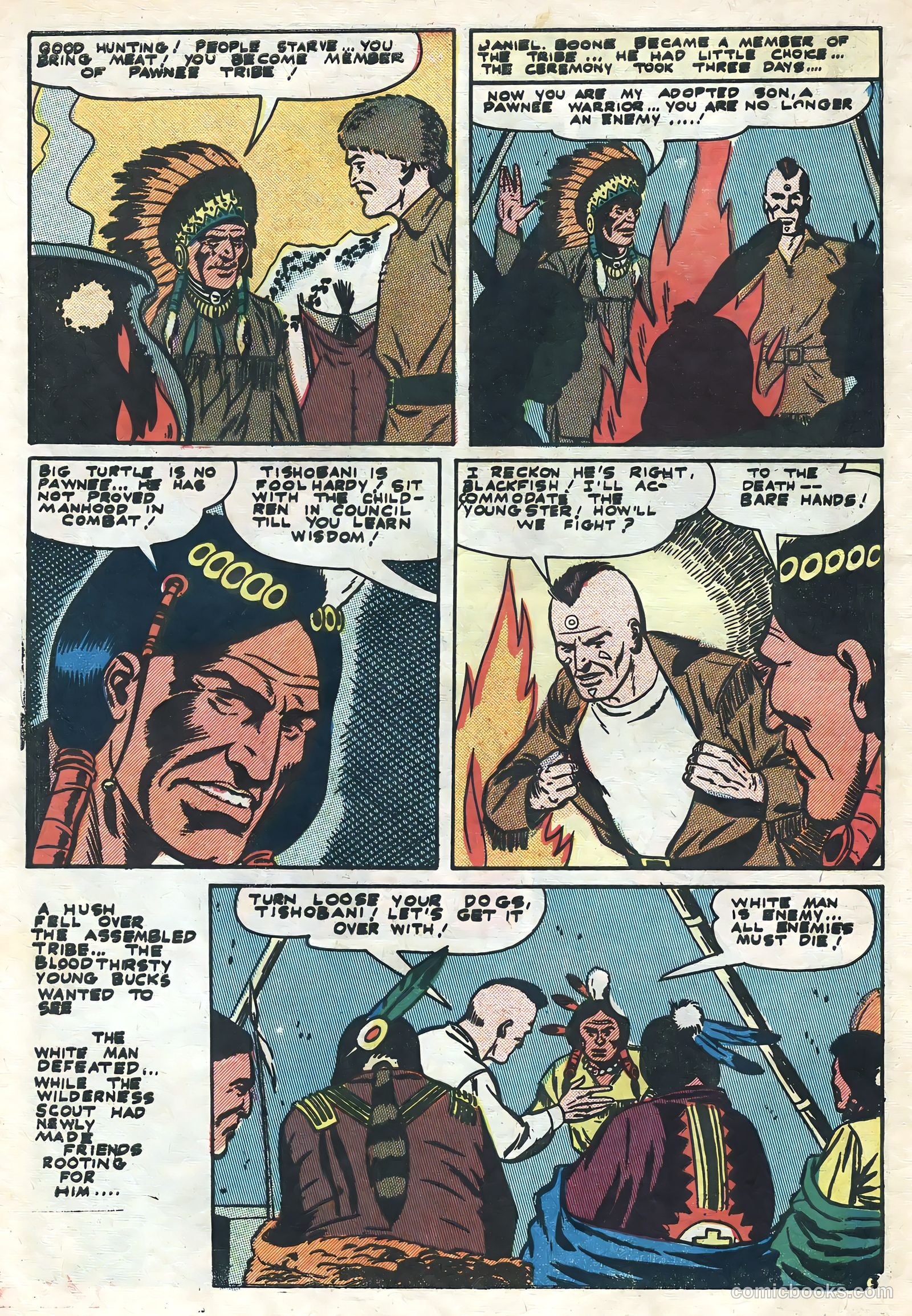 Frontier Scout Daniel Boone #14 (1965) — page 30 of 36