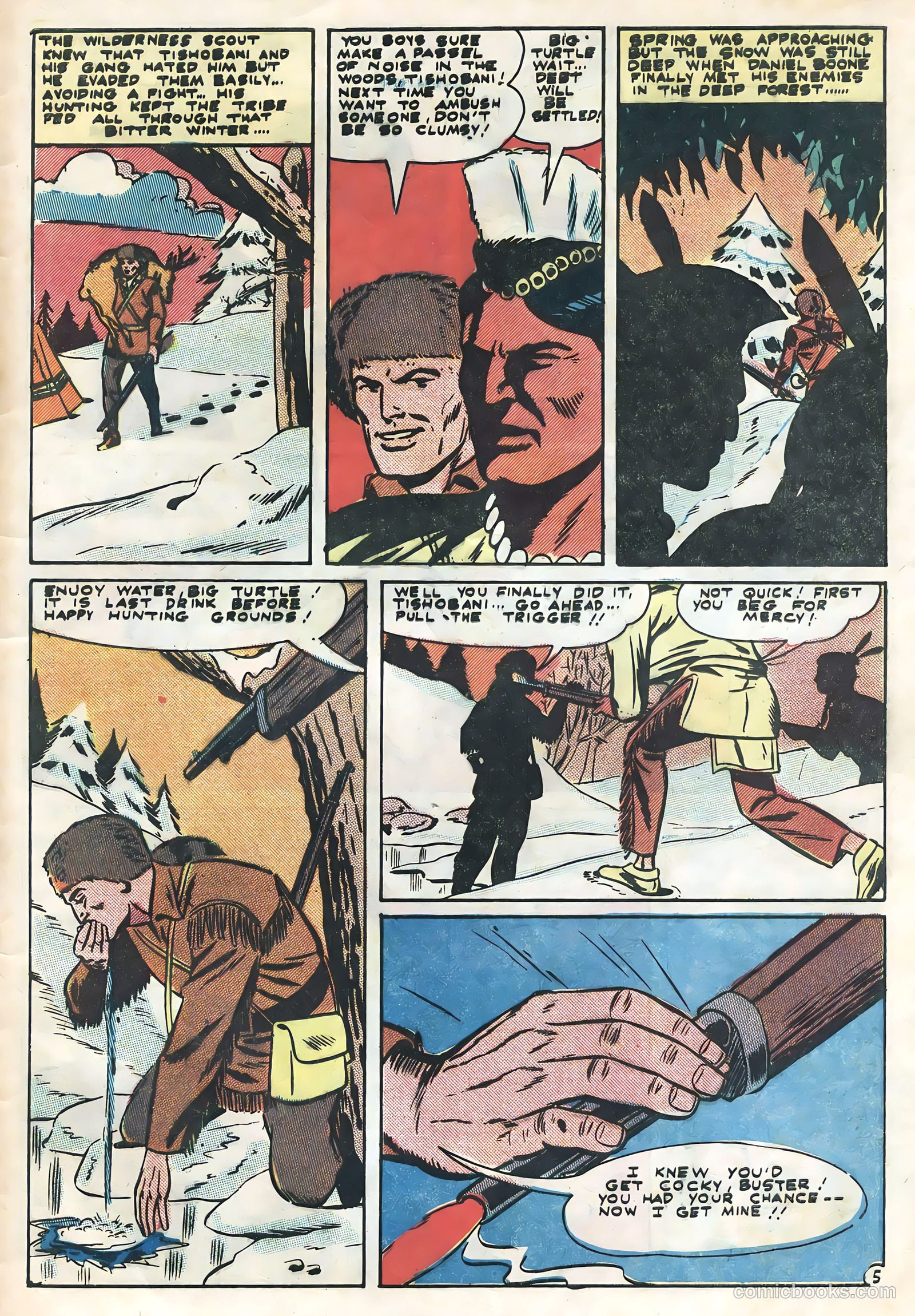 Frontier Scout Daniel Boone #14 (1965) — page 33 of 36