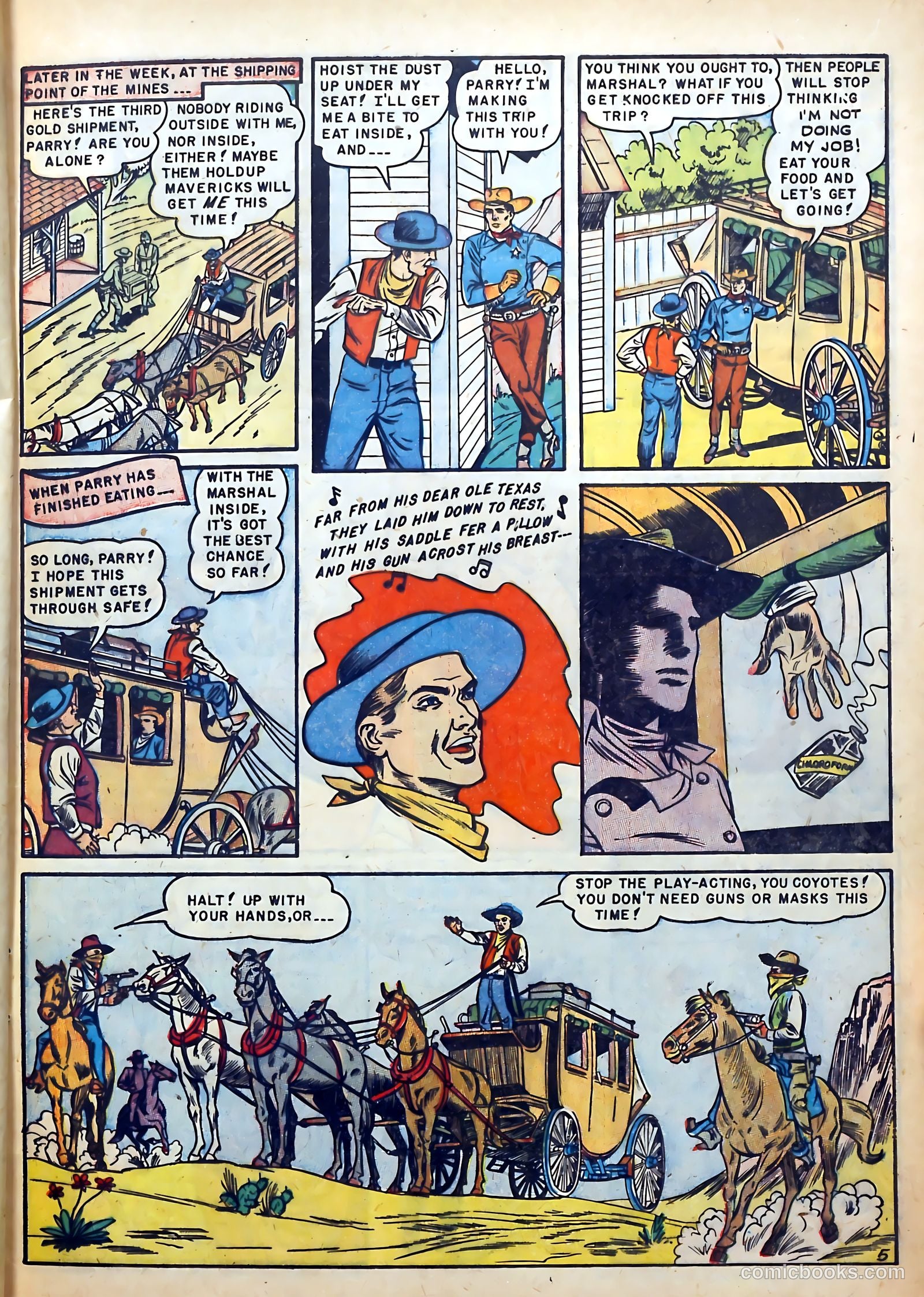 Frontier Trail #6 (1958) — page 9 of 36