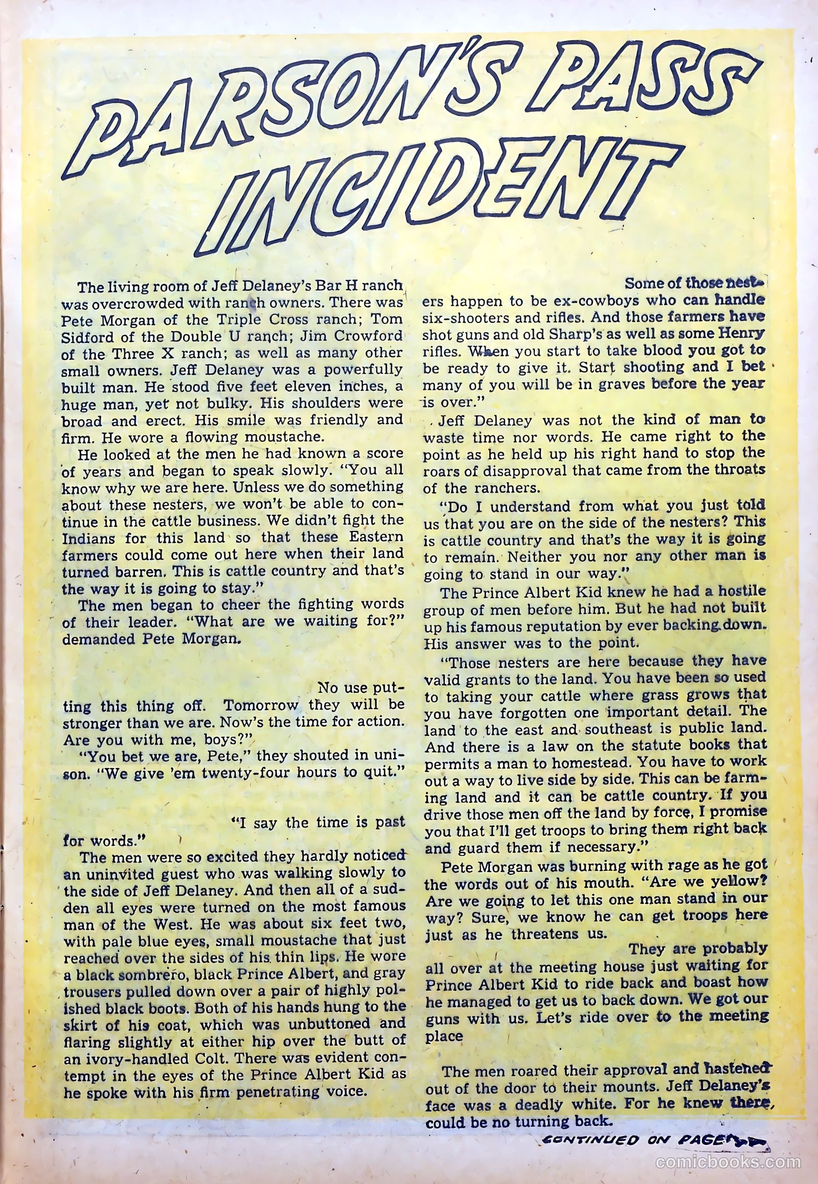 Frontier Trail #6 (1958) — page 13 of 36