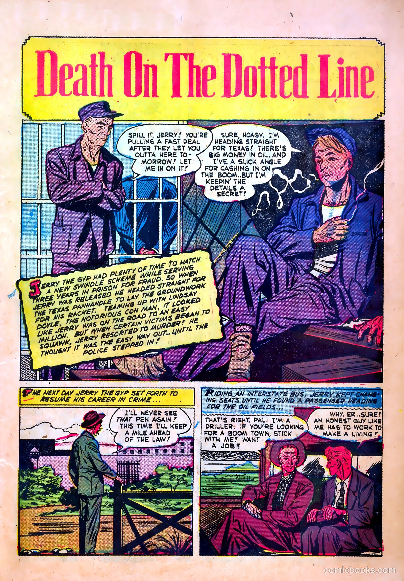 Fugitives from Justice #1 (1952) — page 3 of 36
