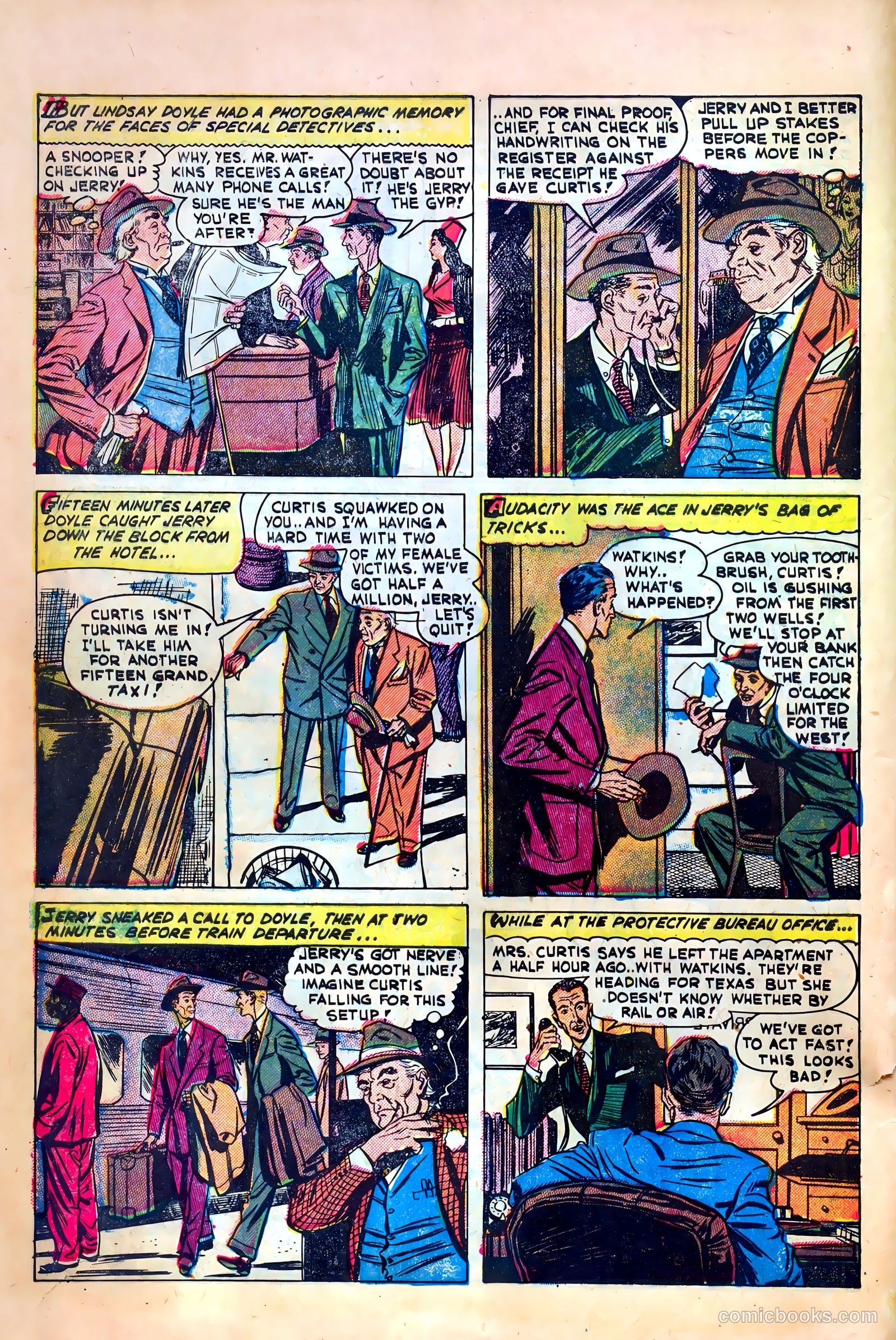 Fugitives from Justice #1 (1952) — page 6 of 36