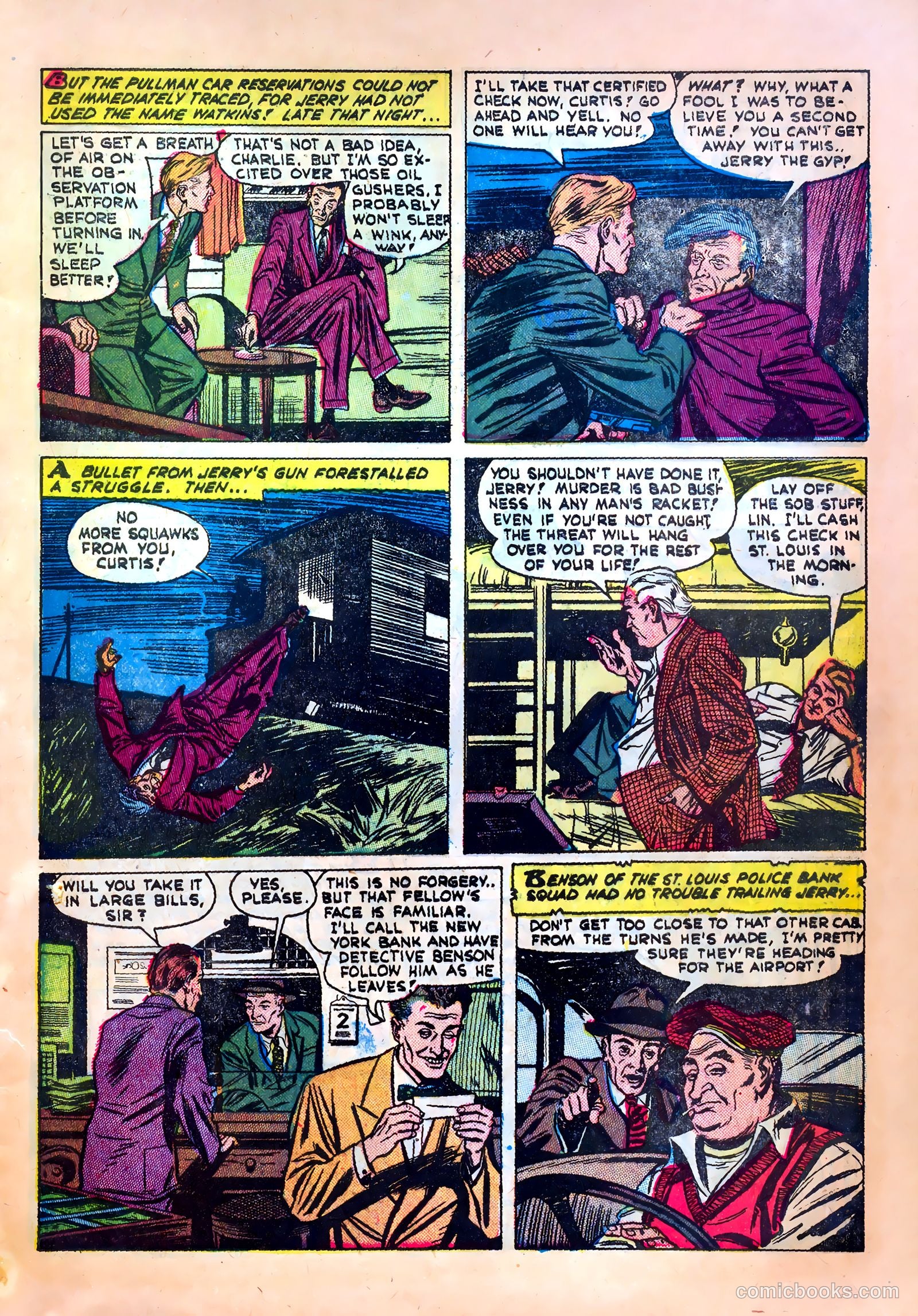 Fugitives from Justice #1 (1952) — page 7 of 36