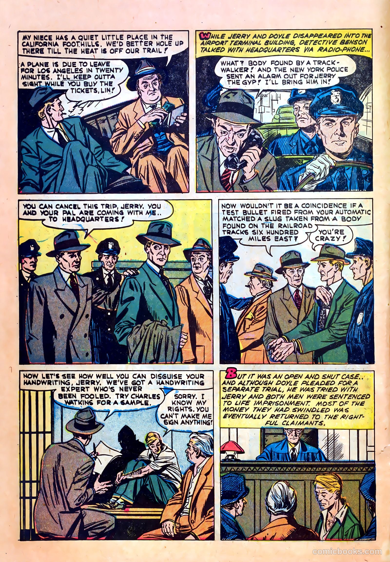 Fugitives from Justice #1 (1952) — page 8 of 36