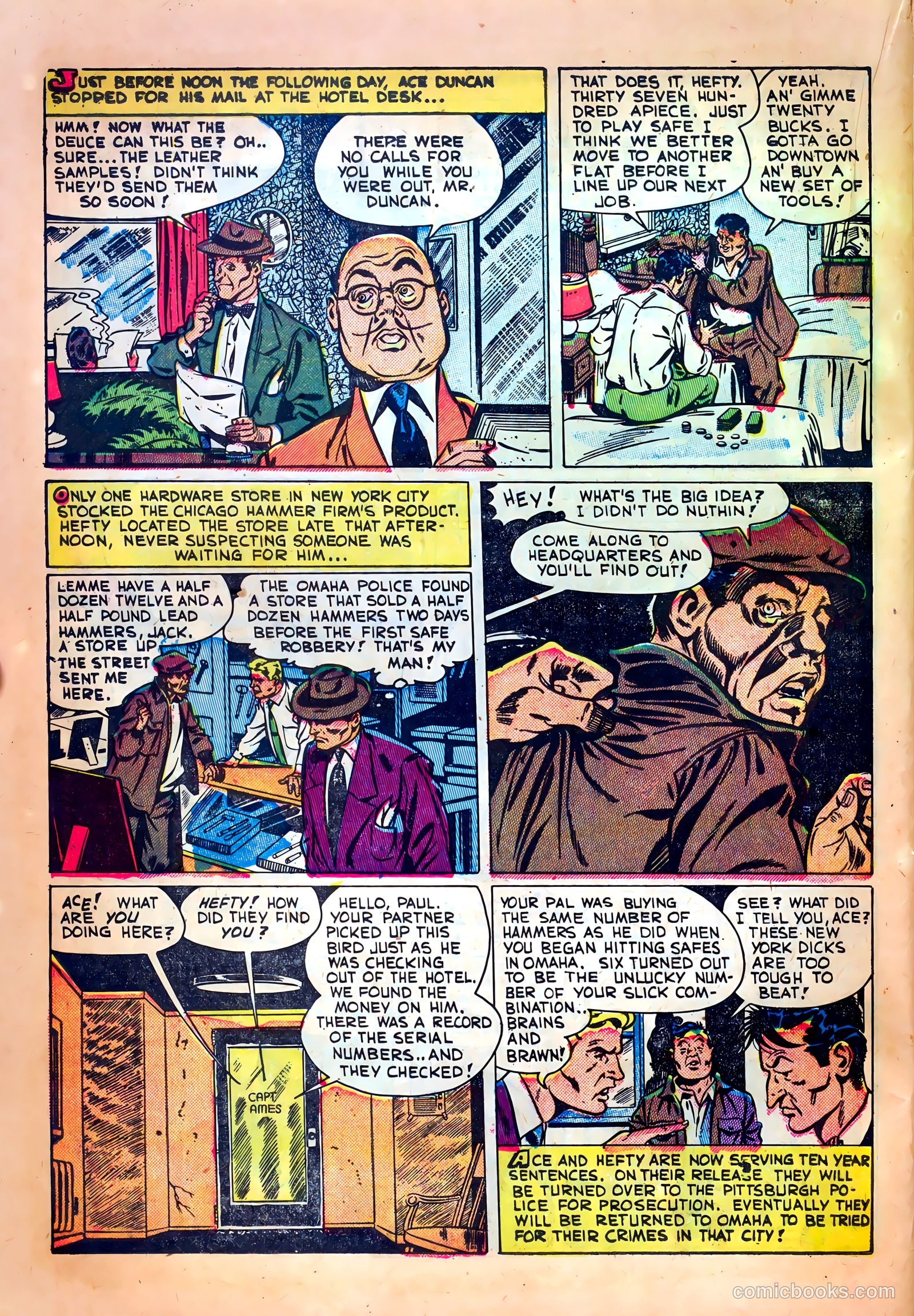 Fugitives from Justice #1 (1952) — page 22 of 36