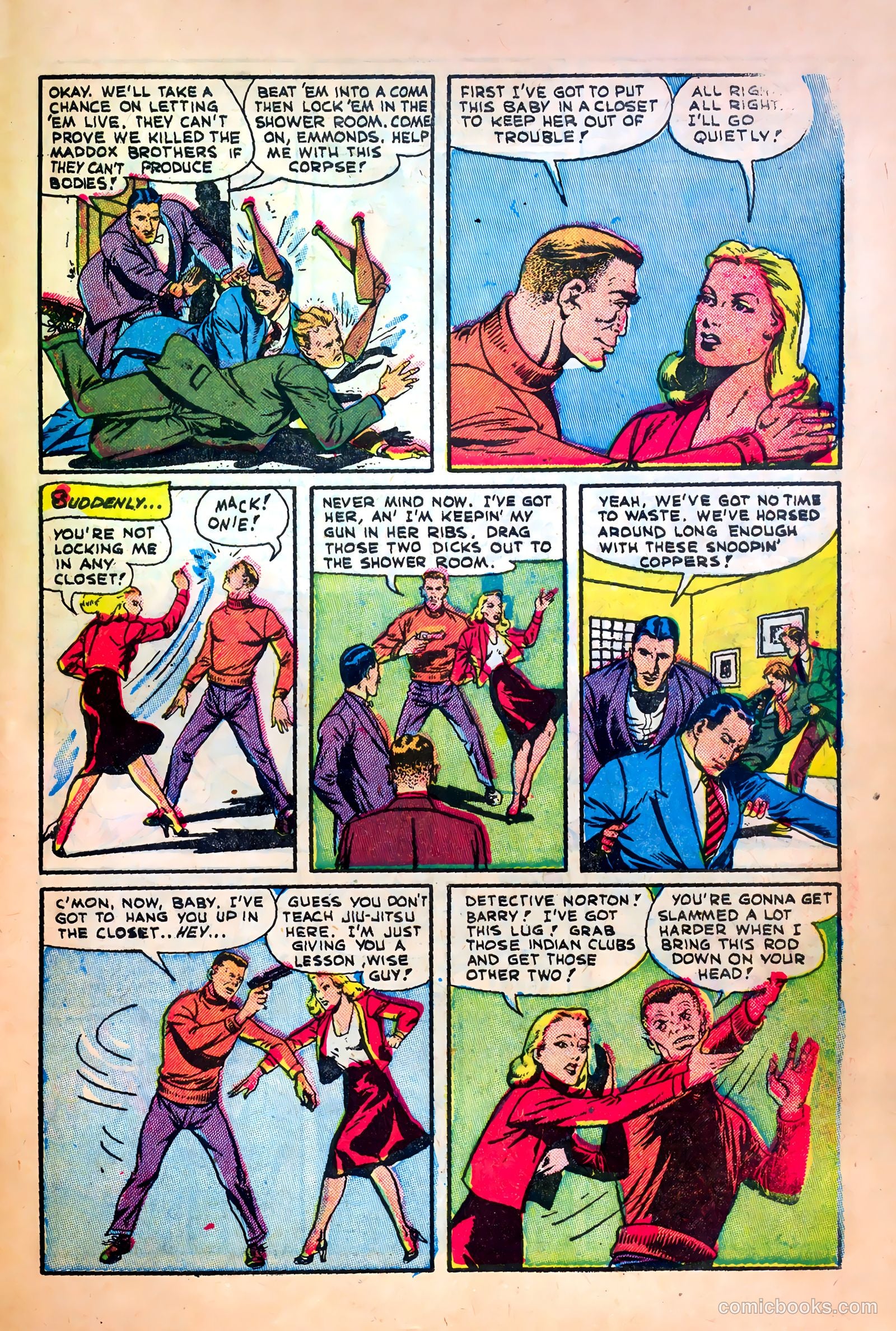 Fugitives from Justice #1 (1952) — page 33 of 36