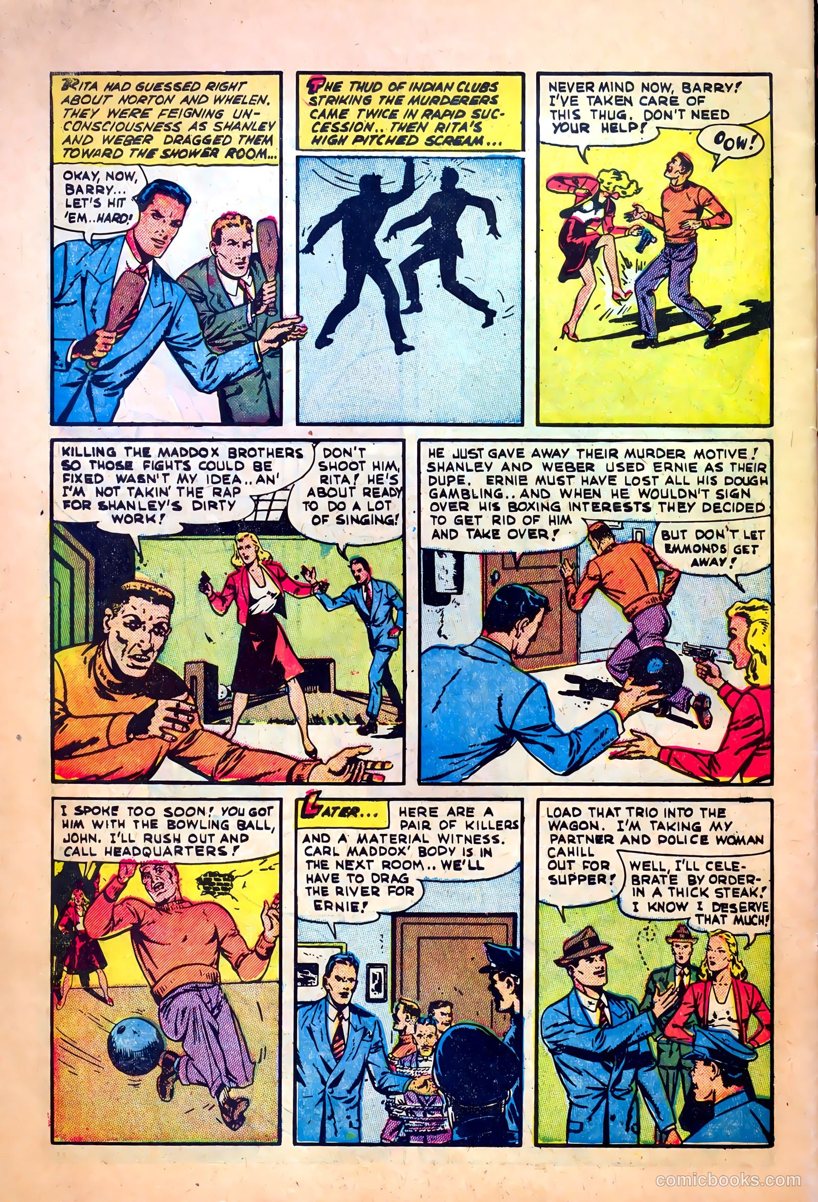 Fugitives from Justice #1 (1952) — page 34 of 36