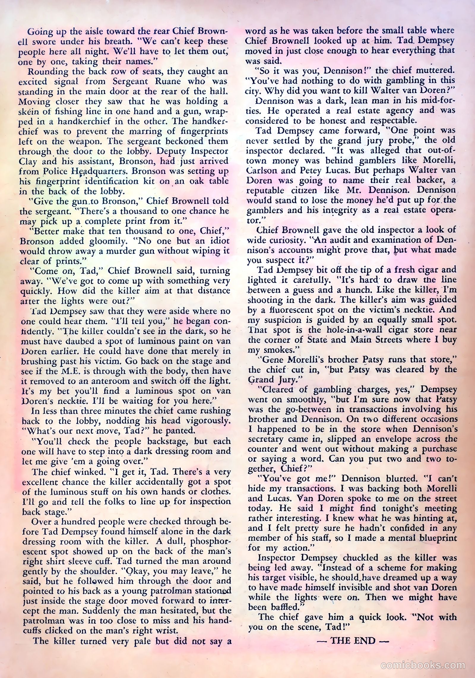 Fugitives from Justice #1 (1952) — page 35 of 36