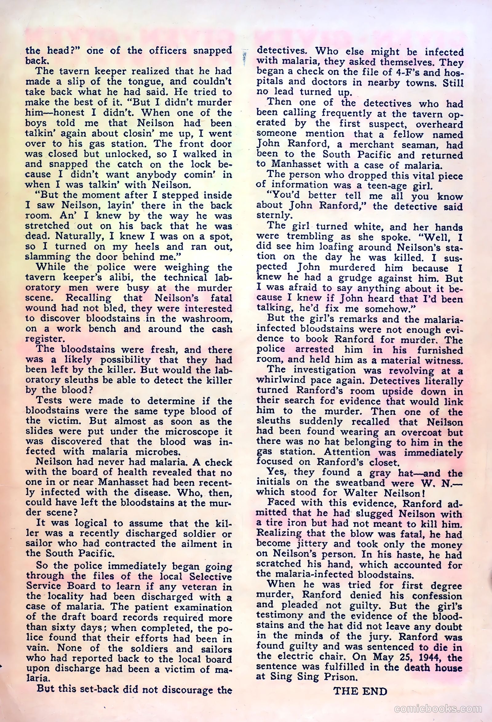 Fugitives from Justice #2 (1952) — page 35 of 36