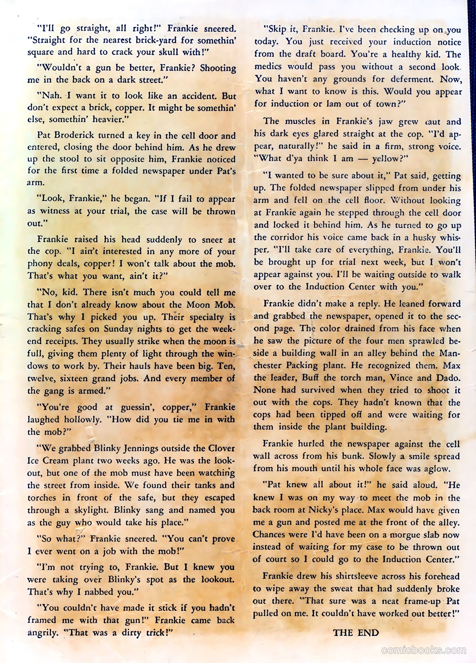 Fugitives from Justice #3 (1952) — page 35 of 36