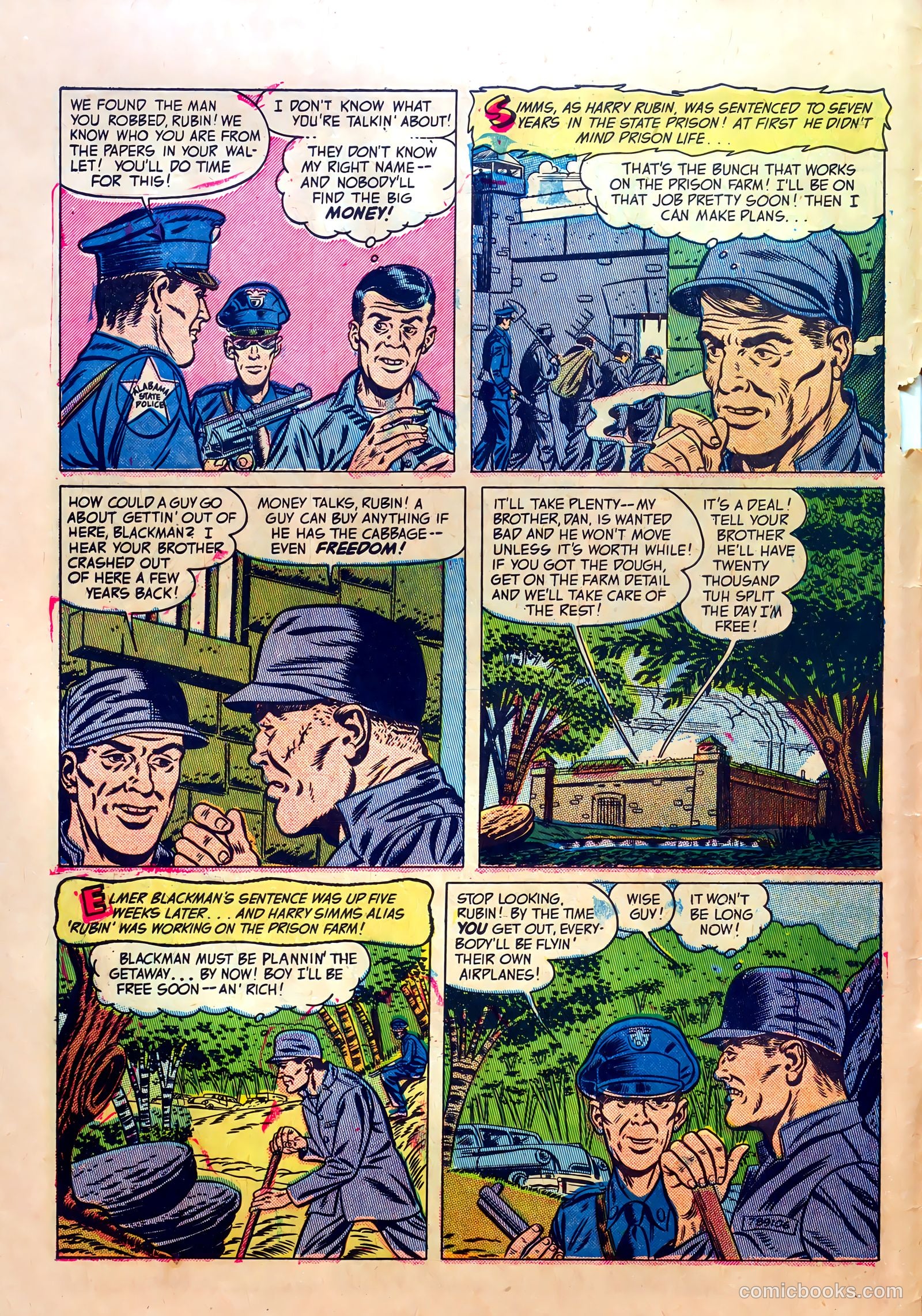 Fugitives from Justice #4 (1952) — page 6 of 37
